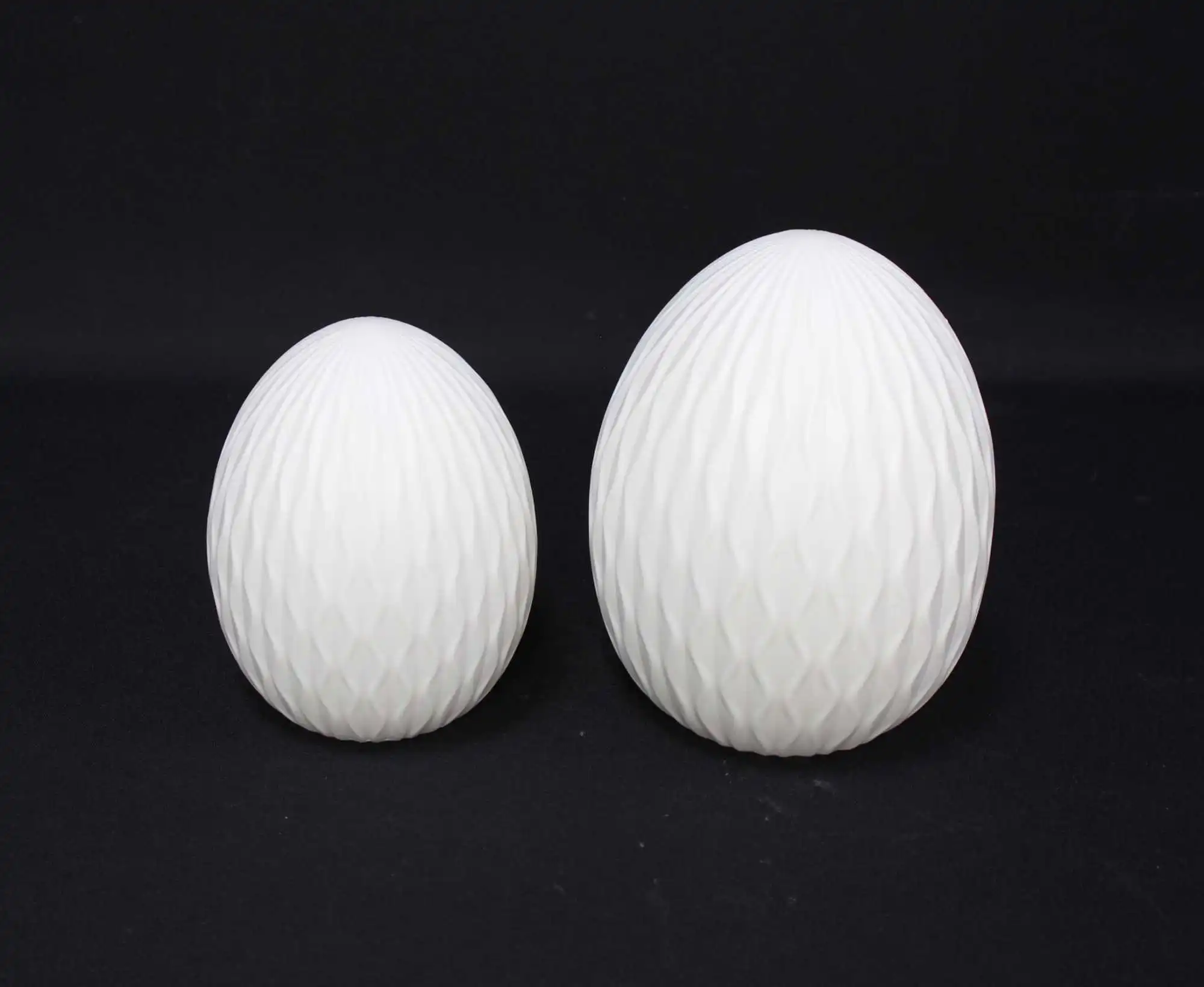 LED-Ei "Modern", 2er Set  im Frank Flechtwaren Online Shop für Black &amp; White kaufen