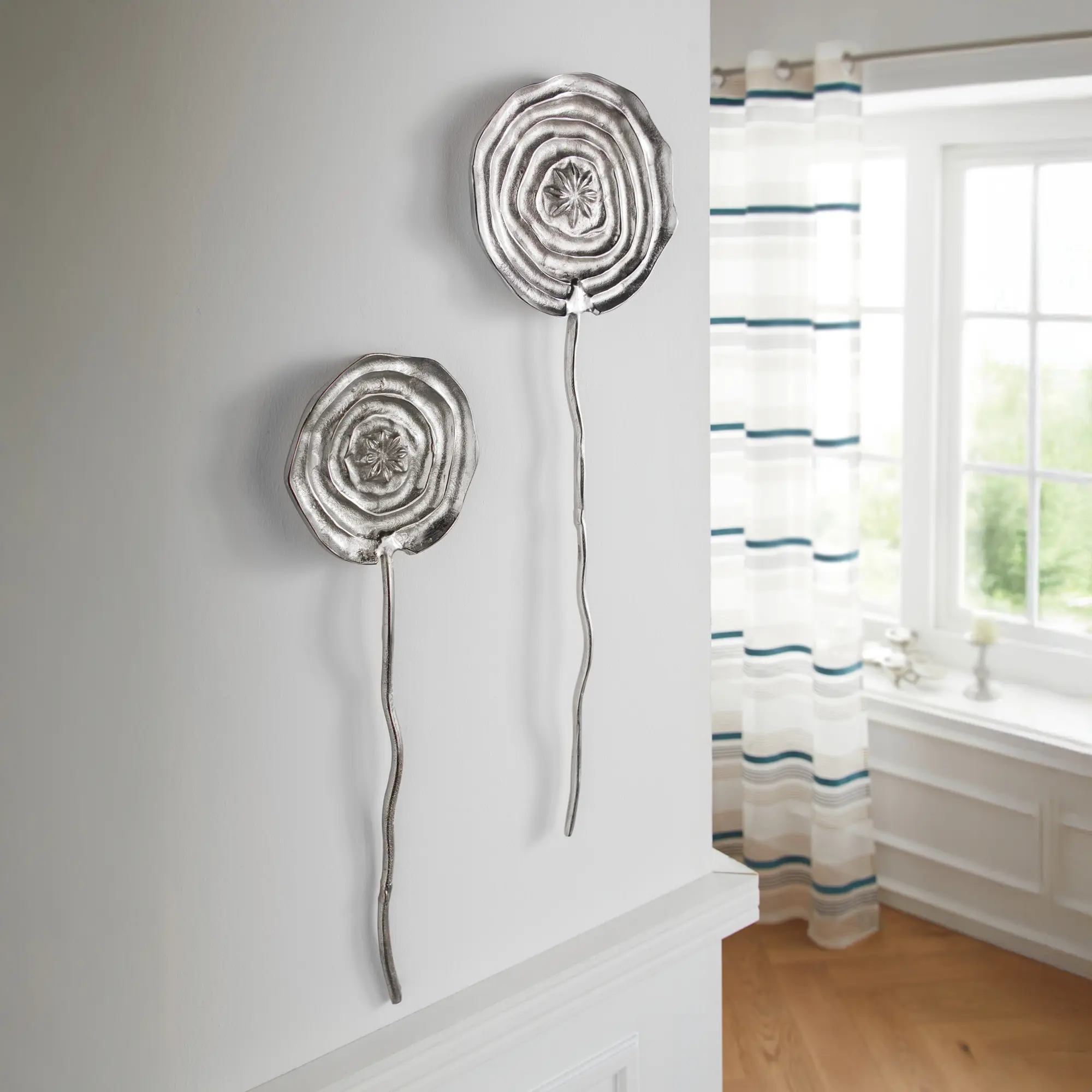 Wanddeko "Blume", 2er Set  im Frank Flechtwaren Online Shop kaufen