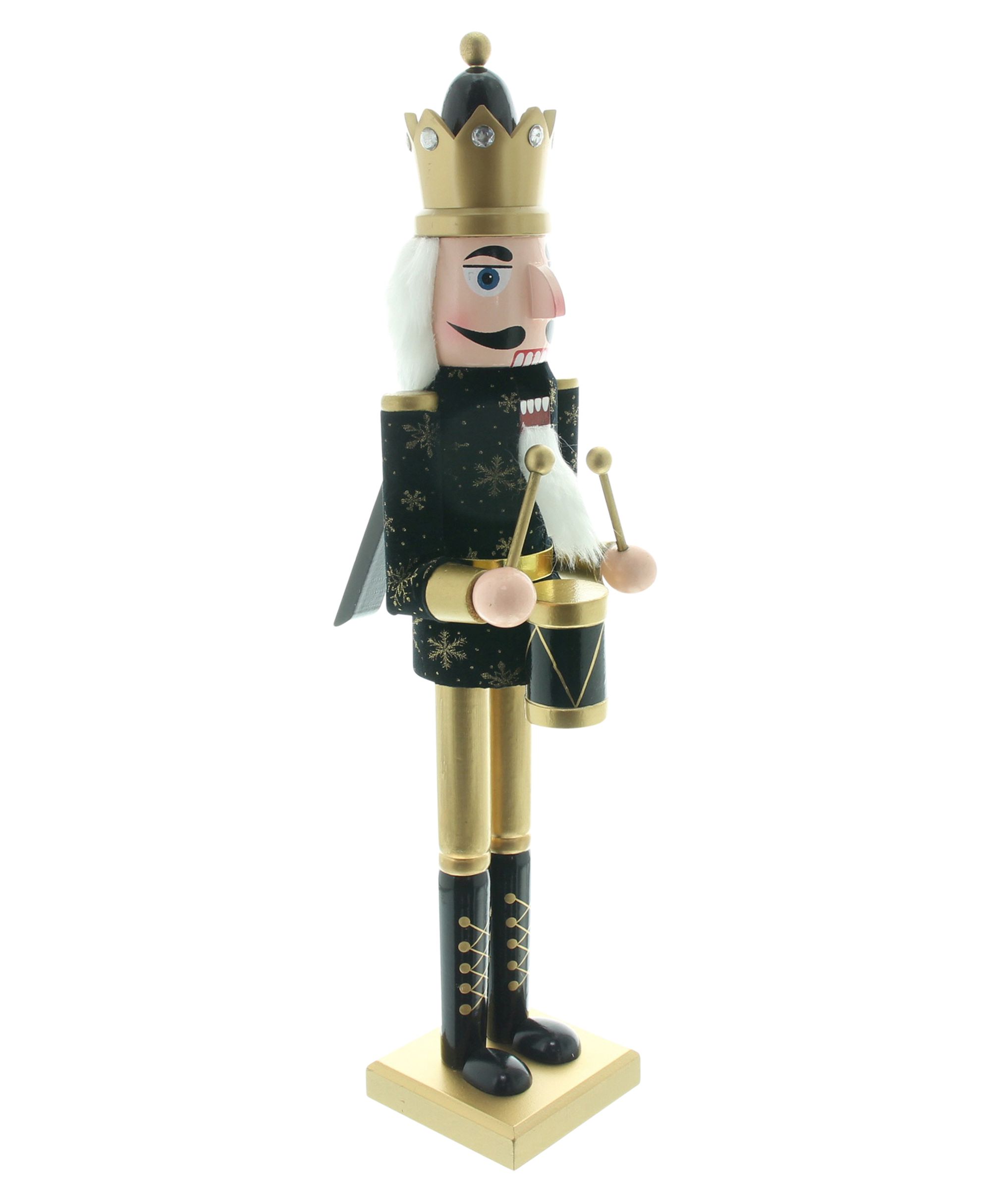 Deko-Nussknacker "King Drum"  im Frank Flechtwaren Online Shop für Weihnachtliche Dekofiguren kaufen