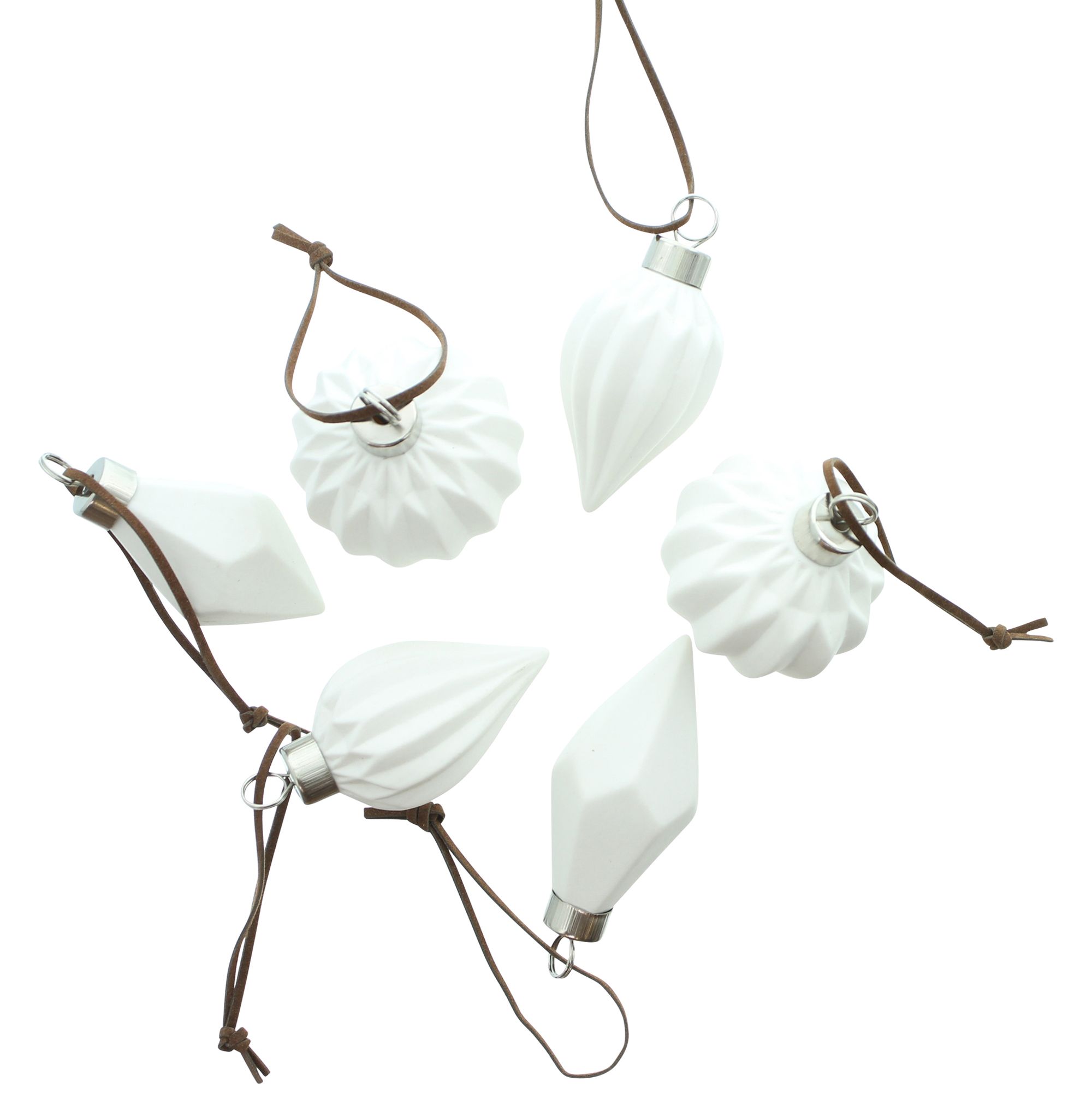 Hänger "Ornament", 6er Set  im Frank Flechtwaren Online Shop für Weihnachten kaufen
