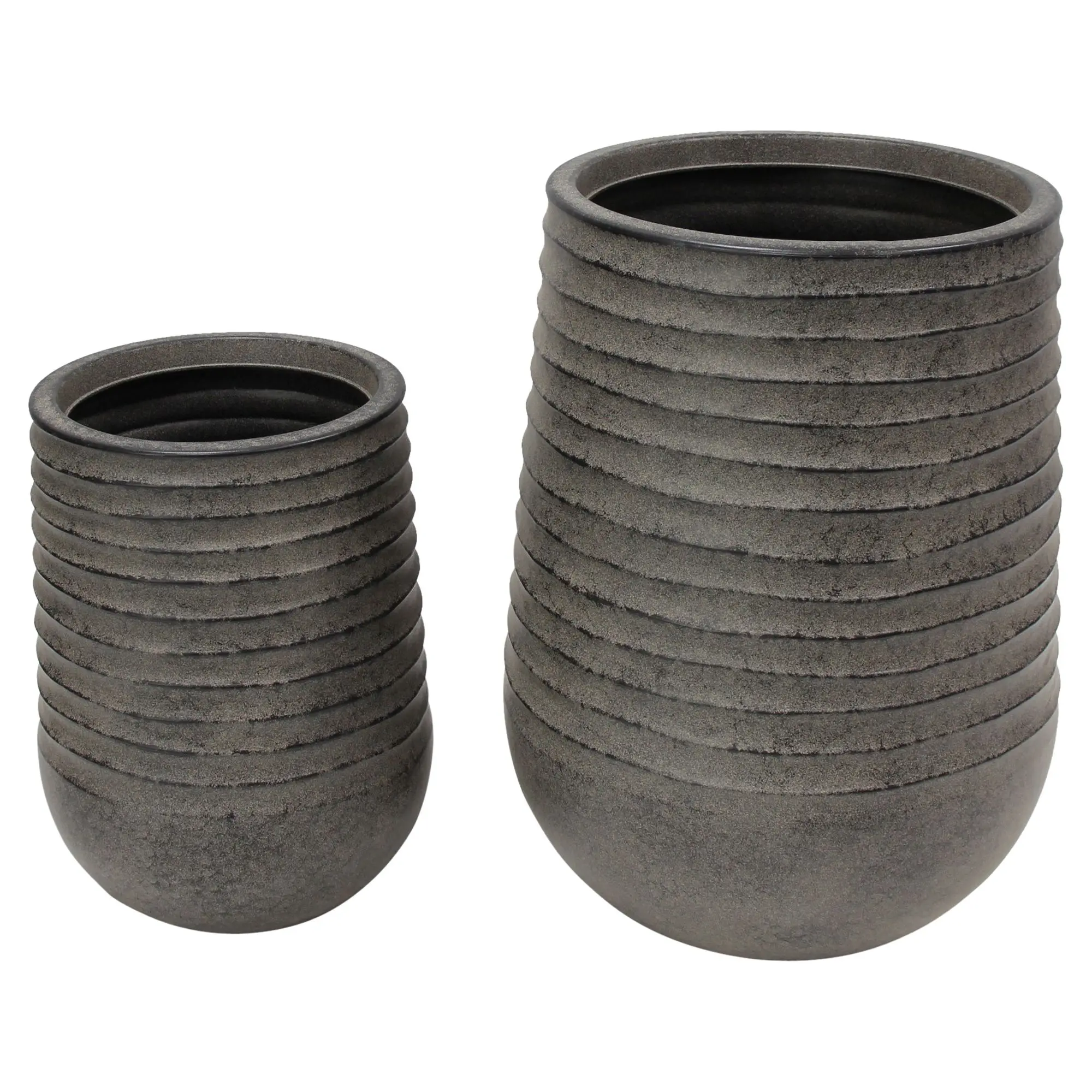 Übertopf "Wellen", 2er Set  im Frank Flechtwaren Online Shop für Übertöpfe kaufen