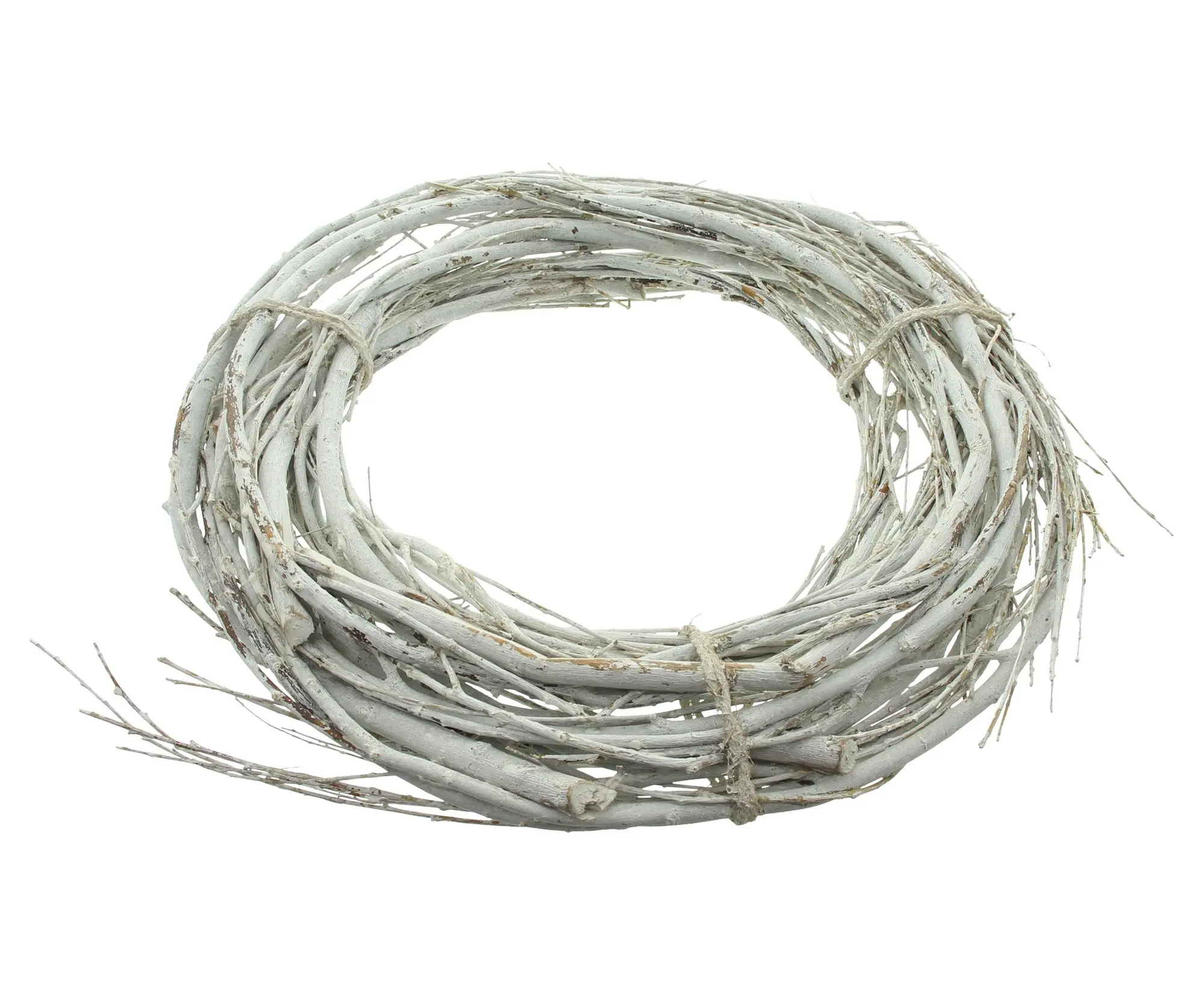 Reisigkranz "White Charme"  im Frank Flechtwaren Online Shop für Ostern kaufen