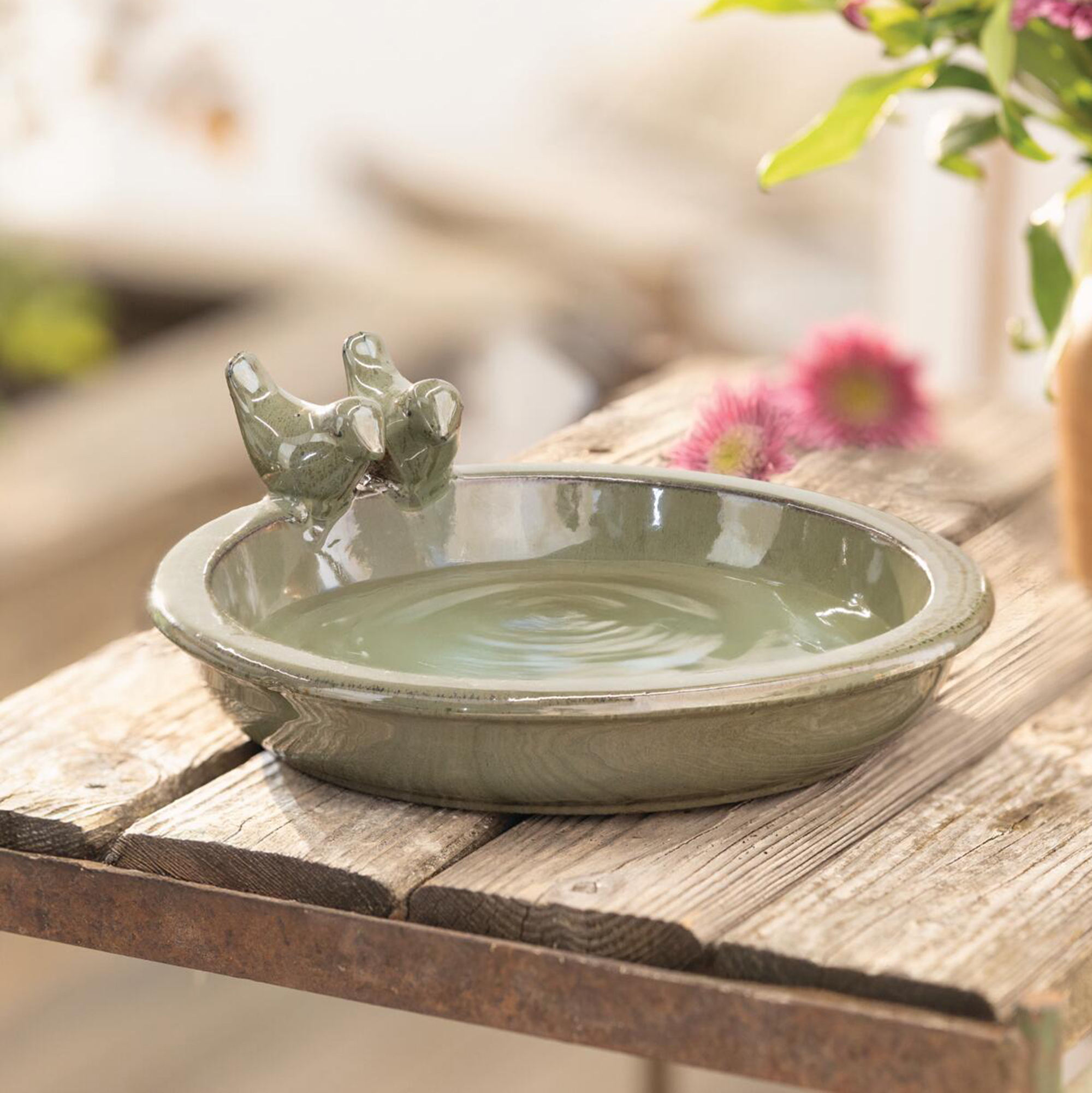 Vogeltränke "Olive Garden"  im Frank Flechtwaren Online Shop kaufen