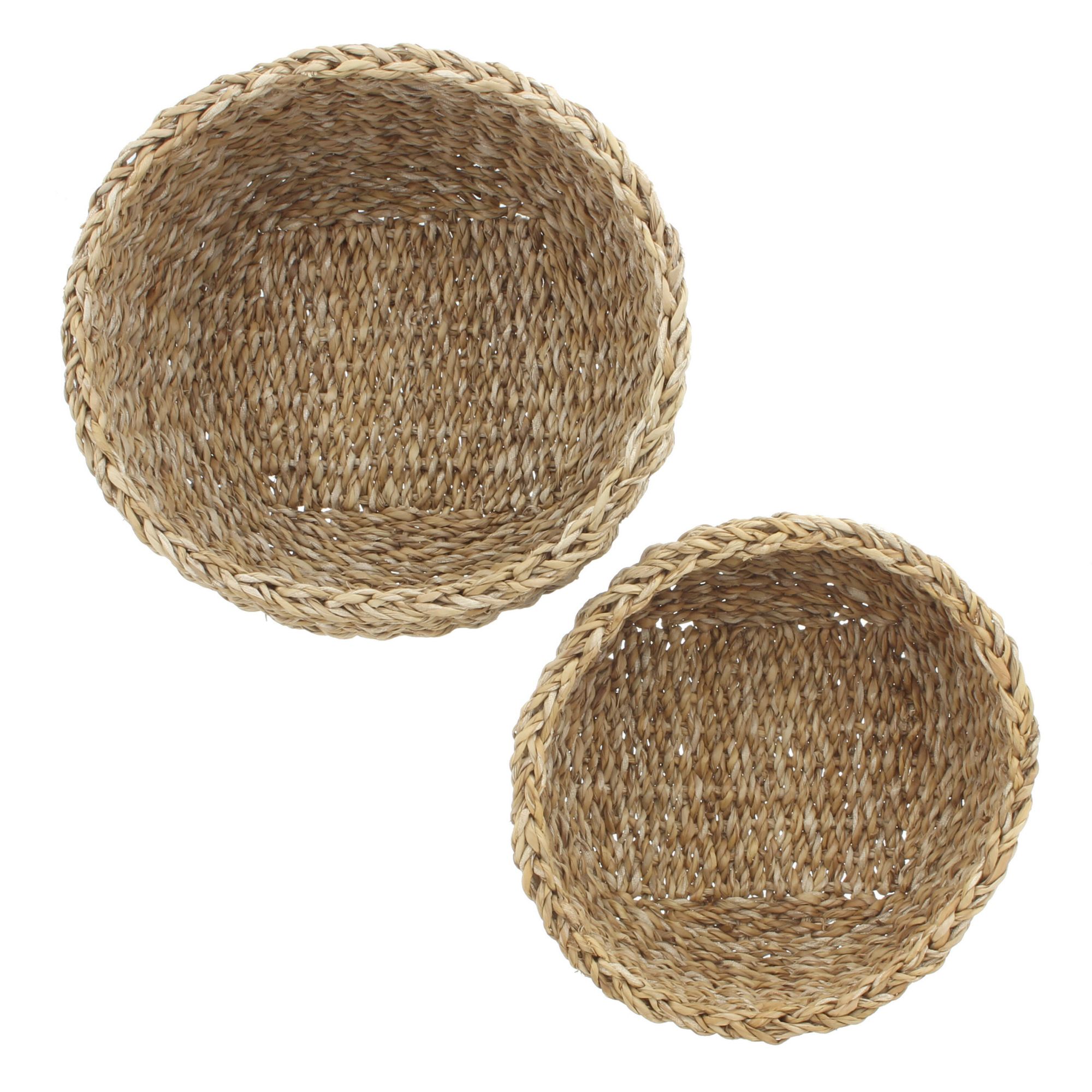 Schale "Seegras", rund, 2er Set im Frank Flechtwaren Online Shop für Badezimmer kaufen Schale "Seegras", rund, 2er Set im Frank Flechtwaren Online Shop für Badezimmer kaufen