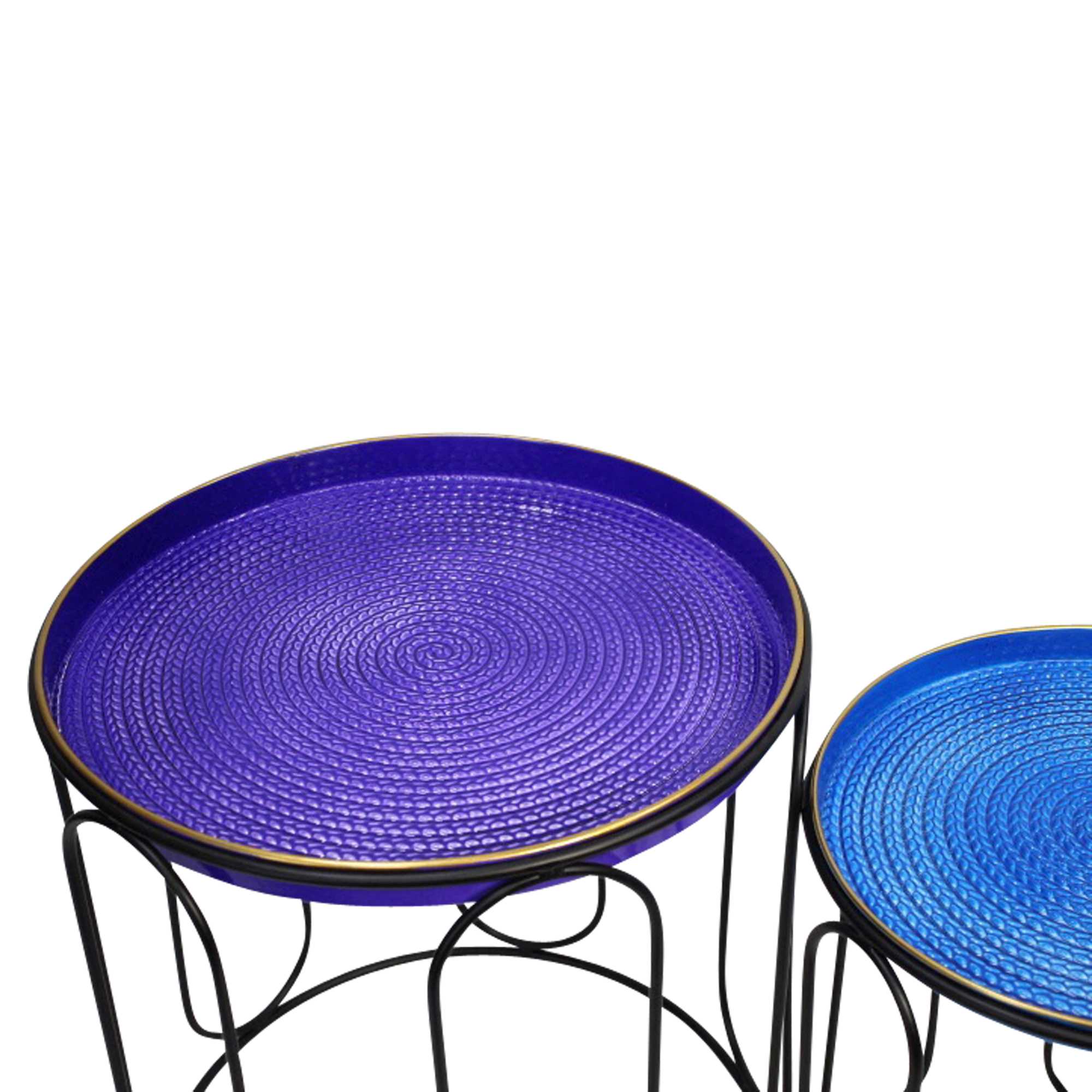 Beistelltisch "Blue", 2er Set  im Frank Flechtwaren Online Shop für Balkonien kaufen