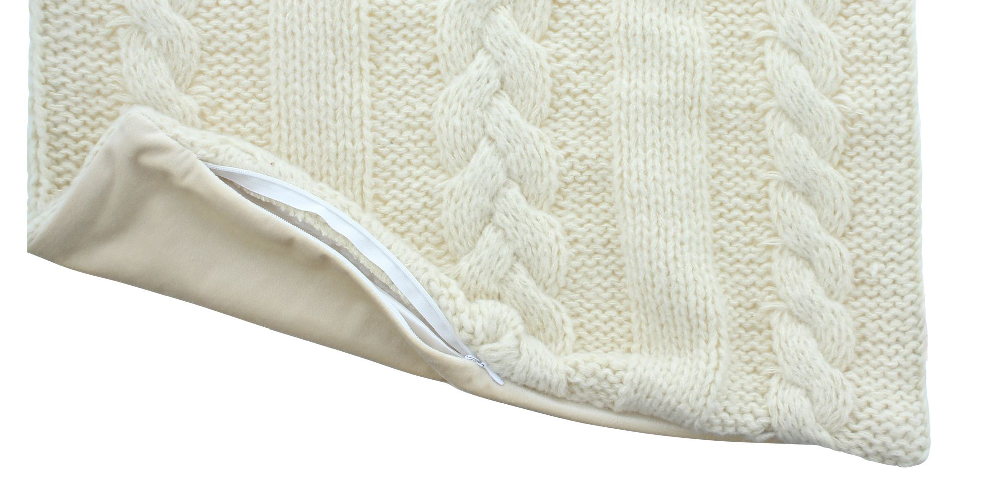 Acheter Housse de coussin "tricot"  dans la boutique en ligne de Frank Flechtwaren pour Automne