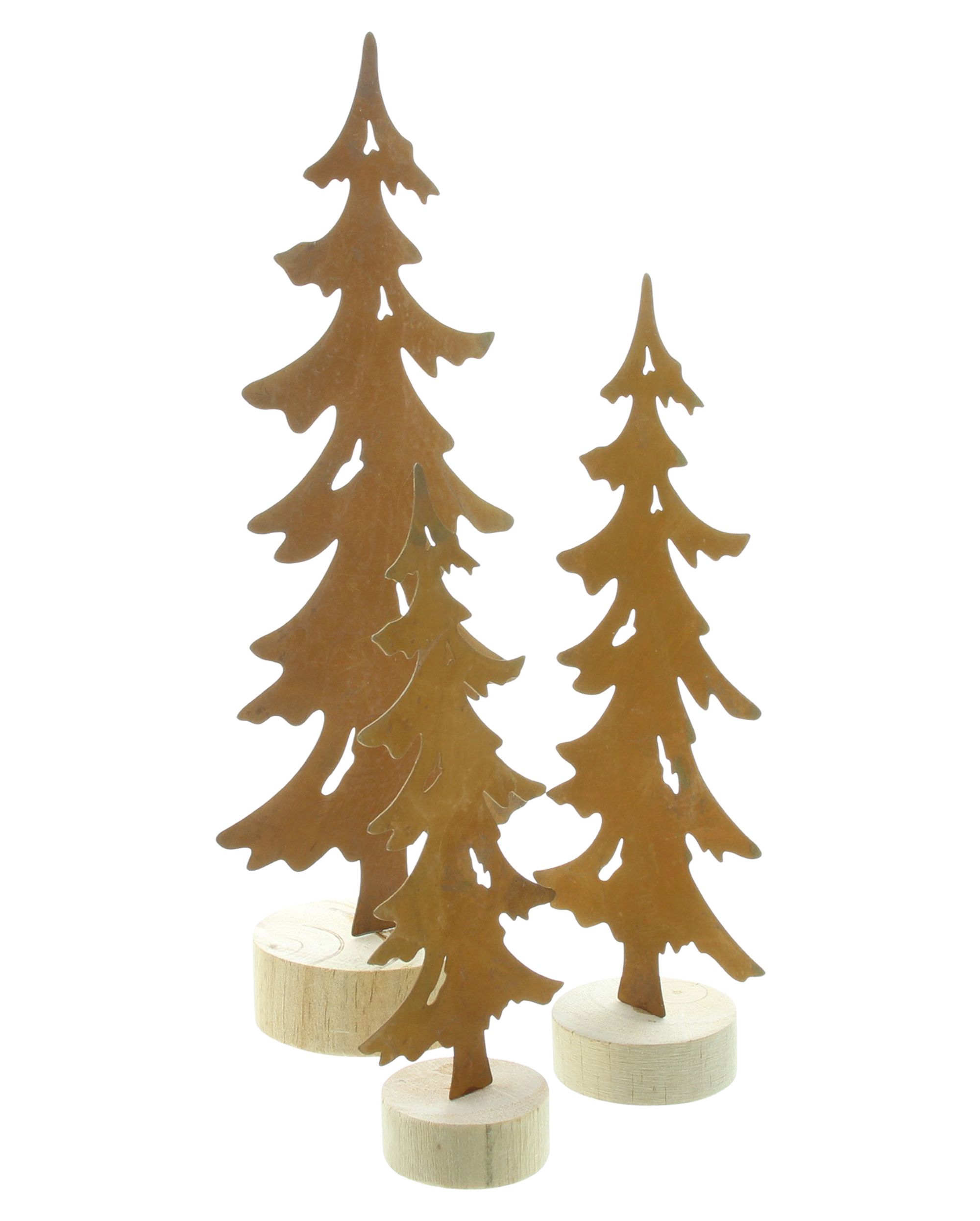 Metalldeko "Tanne", 3er Set im Frank Flechtwaren Online Shop für Weihnachten kaufen Metalldeko "Tanne", 3er Set im Frank Flechtwaren Online Shop für Weihnachten kaufen