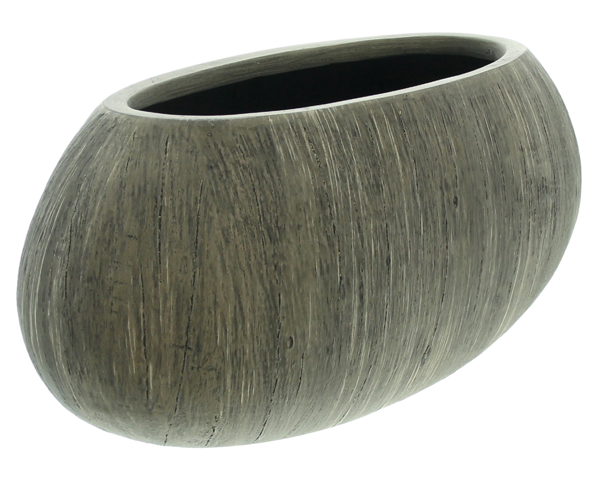 Pflanzschale "Woodgrey"  im Frank Flechtwaren Online Shop für Pflanztöpfe kaufen