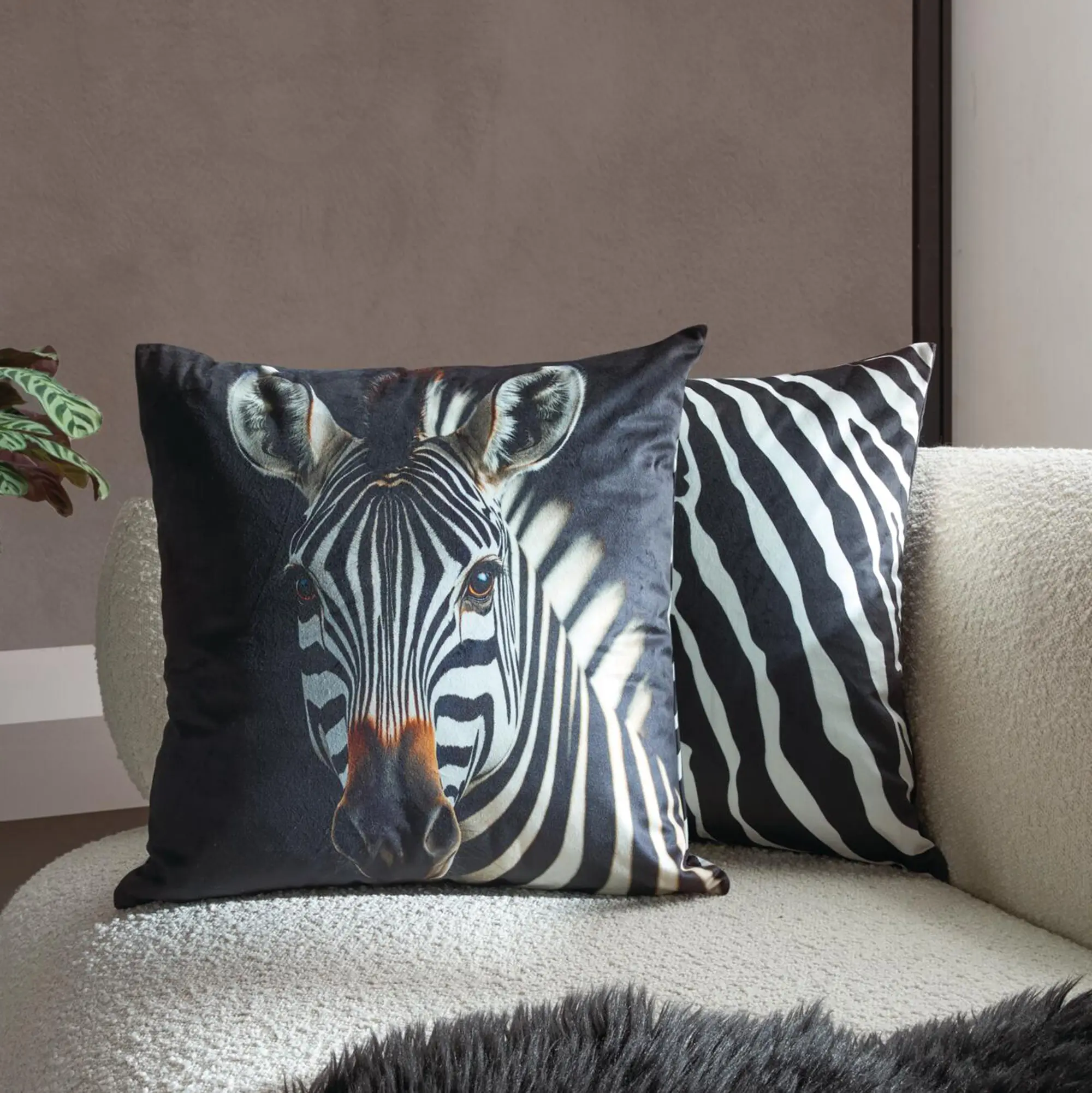 Kissenhülle "Zebra"  im Frank Flechtwaren Online Shop kaufen