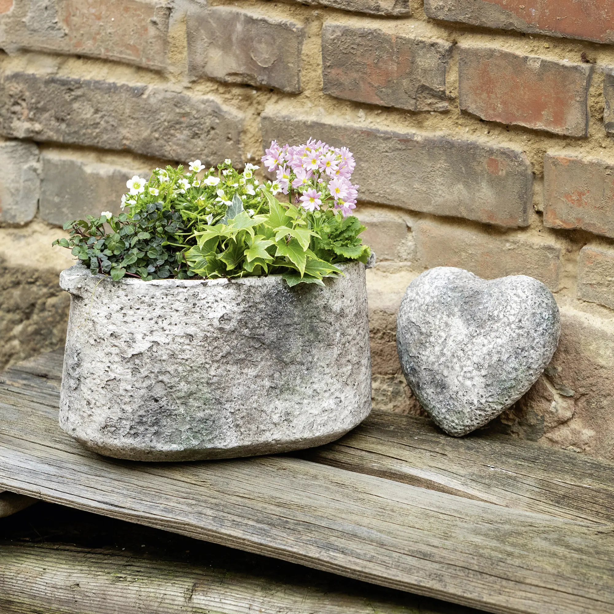 Pflanzer "Stone"  im Frank Flechtwaren Online Shop für Pflanztöpfe kaufen