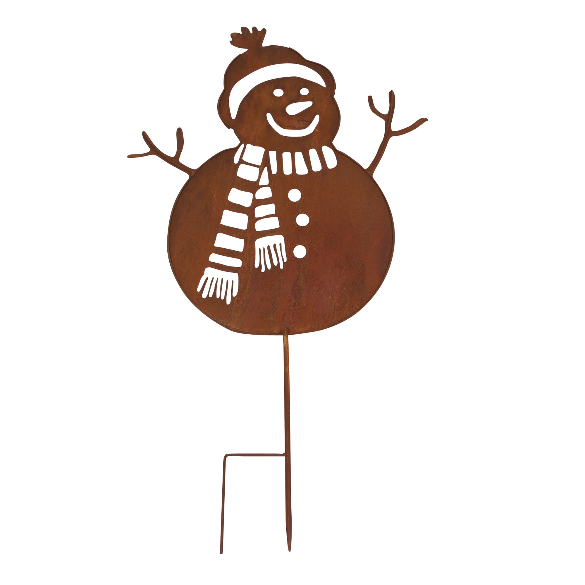 Gartenstecker "Schneemann"  im Frank Flechtwaren Online Shop für Gerade eingetroffen kaufen