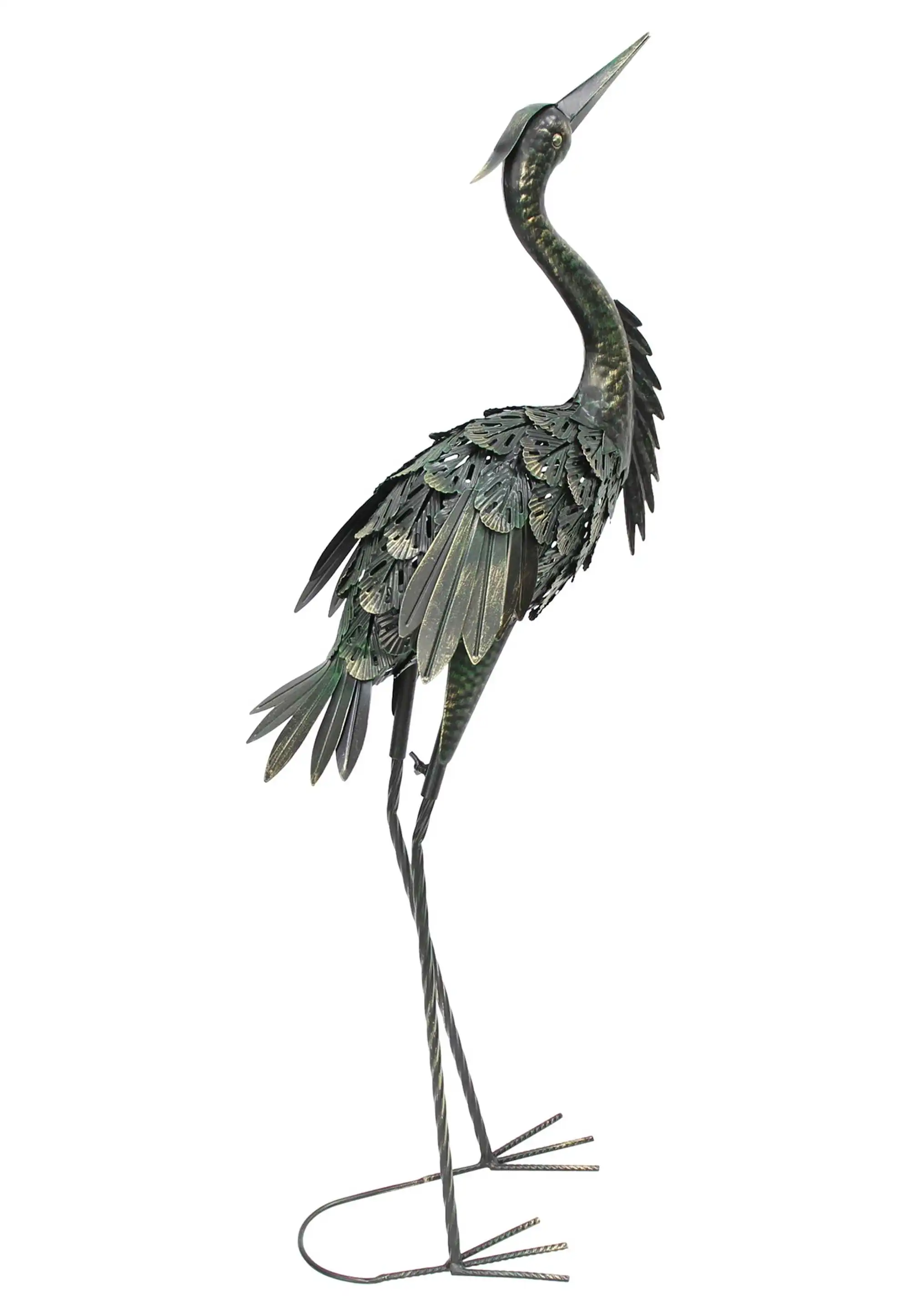 Metallvogel "Reiher" im Frank Flechtwaren Online Shop für Gartenfiguren kaufen Metallvogel "Reiher" im Frank Flechtwaren Online Shop für Gartenfiguren kaufen