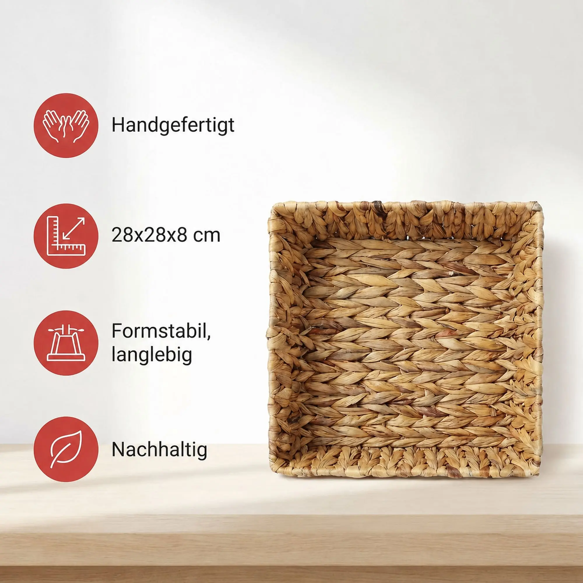 Schale, eckig  im Frank Flechtwaren Online Shop für Schalen kaufen