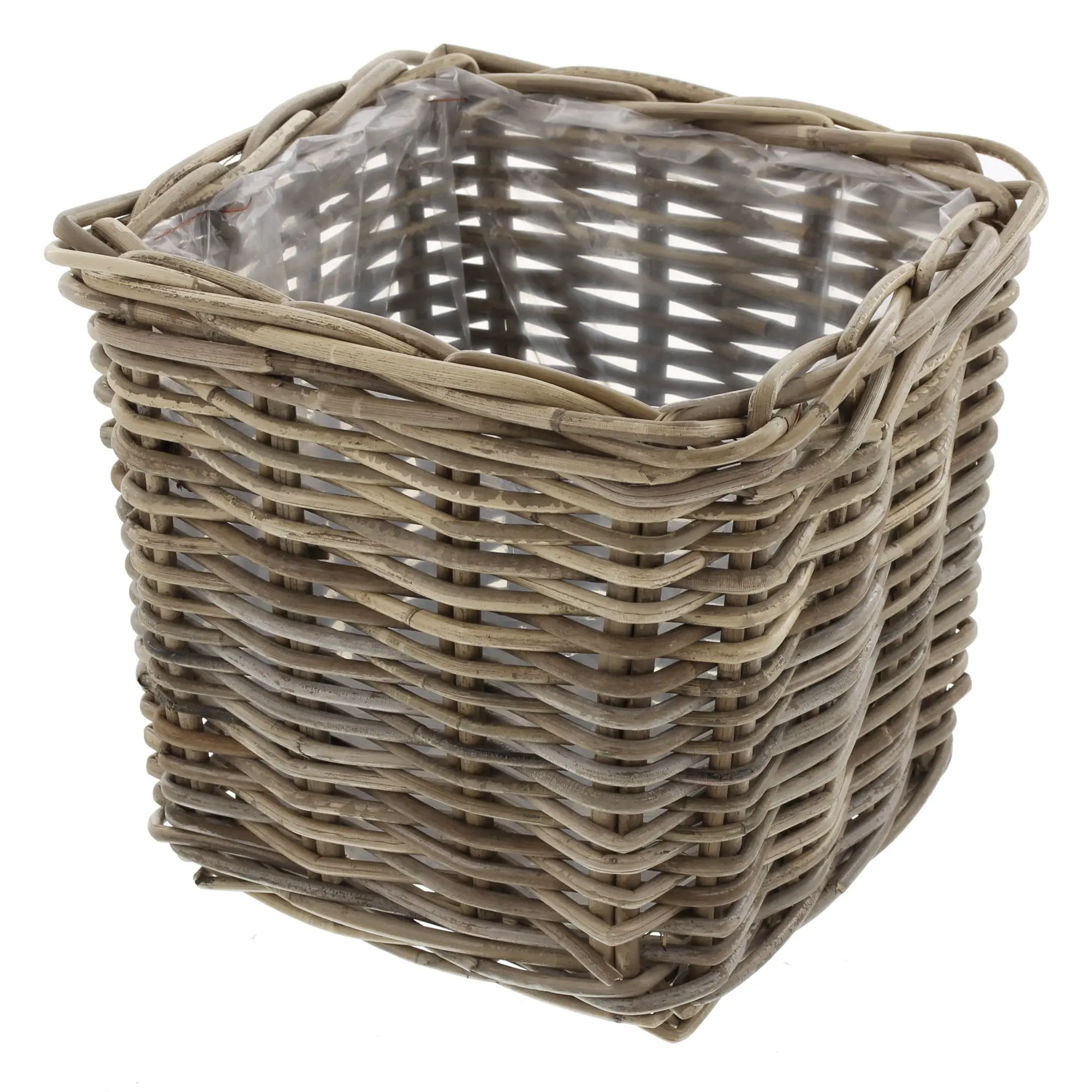 Pflanzer "Rattan", groß  im Frank Flechtwaren Online Shop für Pflanzkörbe kaufen
