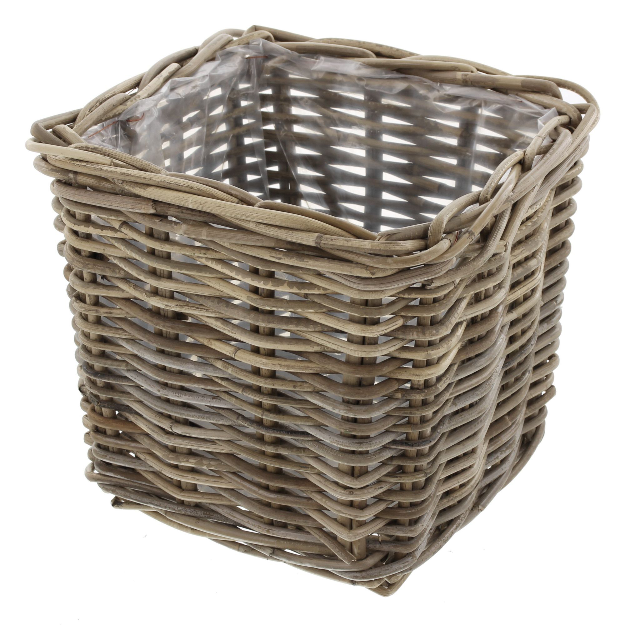 Pflanzer "Rattan", groß im Frank Flechtwaren Online Shop für Pflanzkörbe kaufen Pflanzer "Rattan", groß im Frank Flechtwaren Online Shop für Pflanzkörbe kaufen