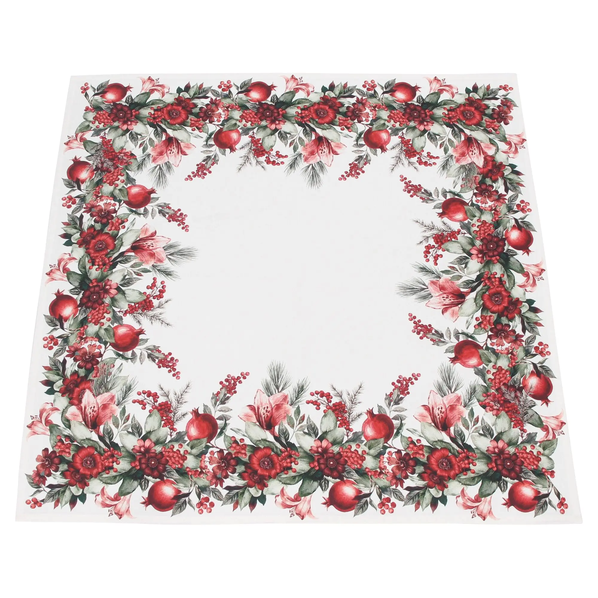 Tischdecke "Granatapfel"  im Frank Flechtwaren Online Shop für Weihnachtliche Tischwäsche kaufen