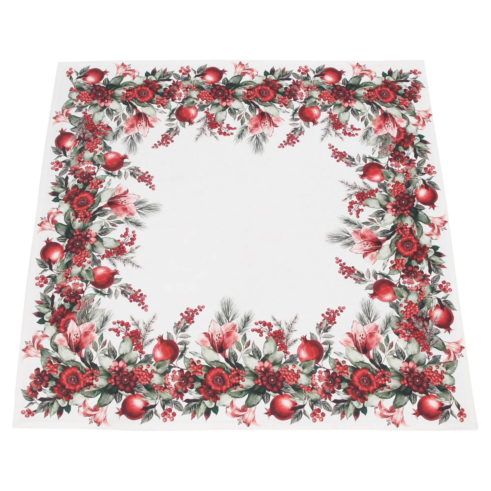 Tischdecke "Granatapfel"  im Frank Flechtwaren Online Shop für Weihnachtliche Tischwäsche kaufen