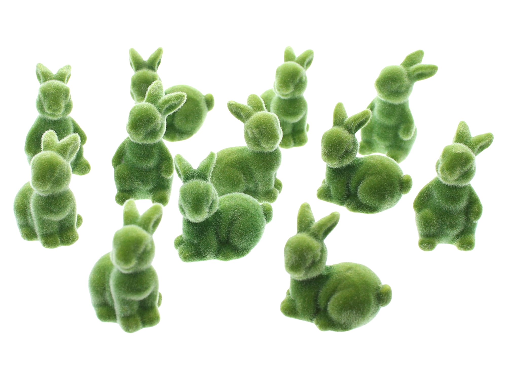 Mini-Hase "Moos", 12er Set  im Frank Flechtwaren Online Shop für Ostern kaufen