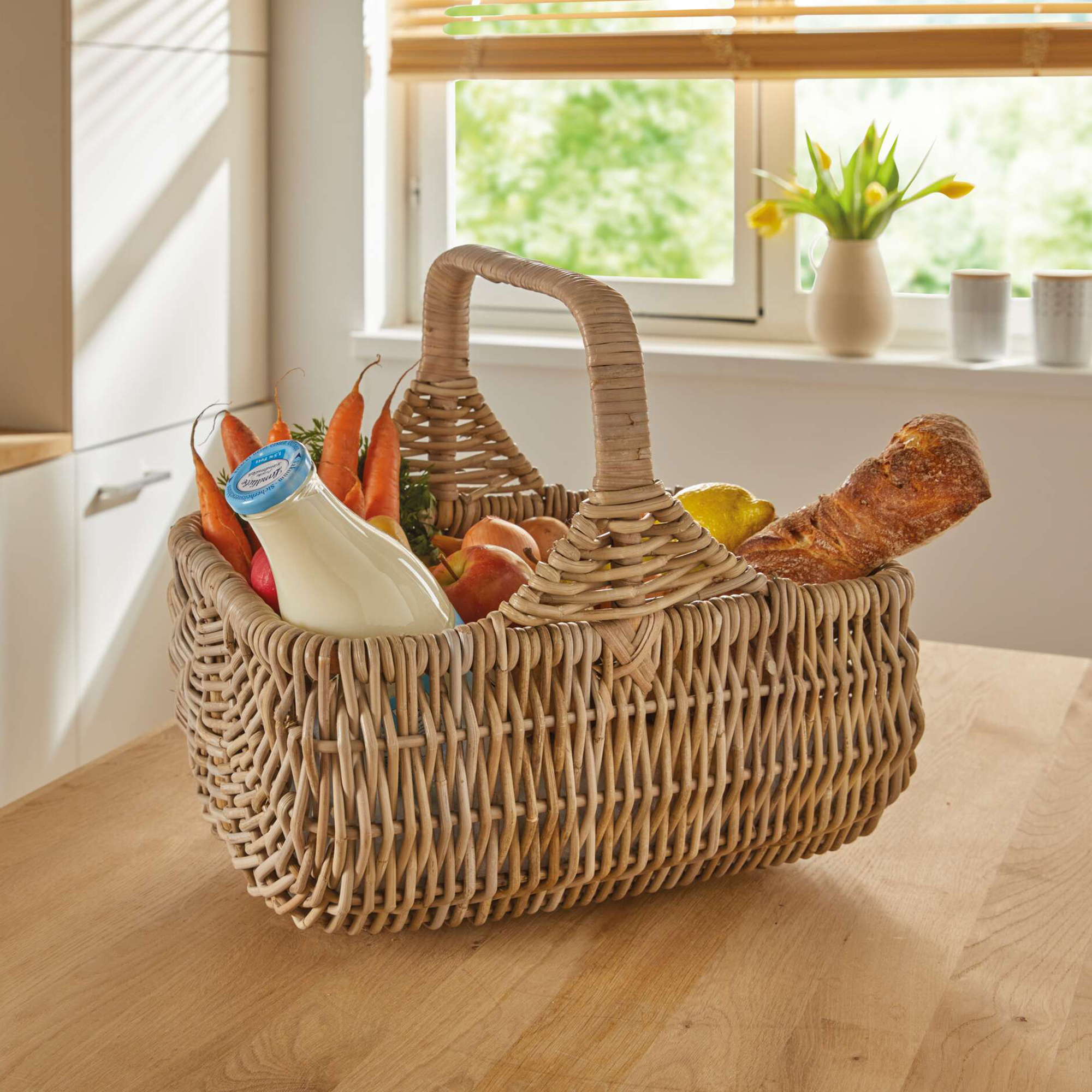 Einkaufskorb "Rattan"  im Frank Flechtwaren Online Shop kaufen