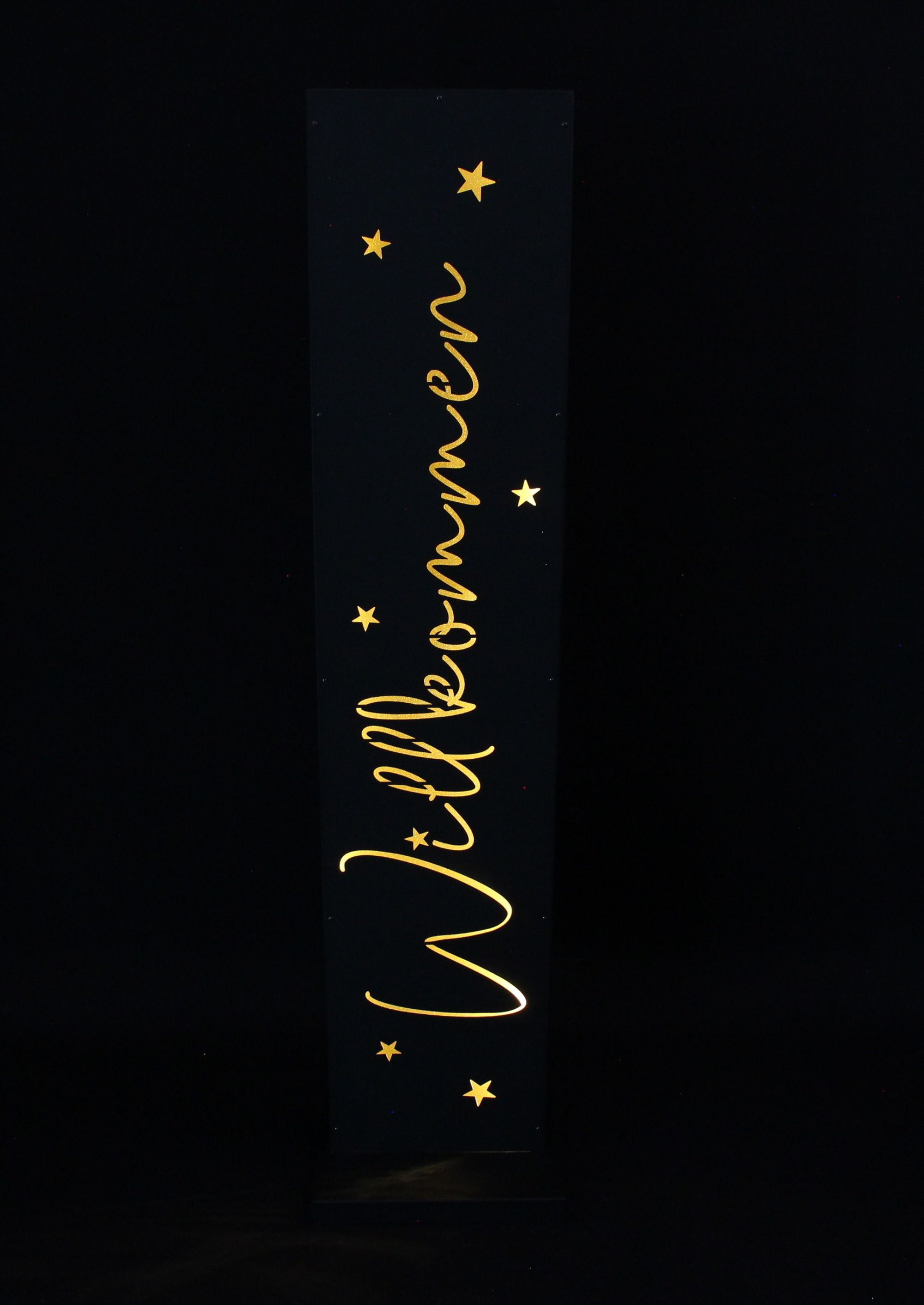 LED-Schild "Willommen"  im Frank Flechtwaren Online Shop für Gerade eingetroffen kaufen
