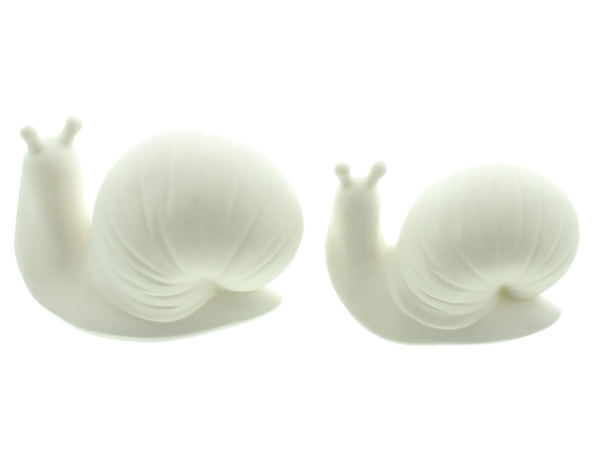 LED-Schnecke "White", 2er Set  im Frank Flechtwaren Online Shop für Dekofiguren kaufen