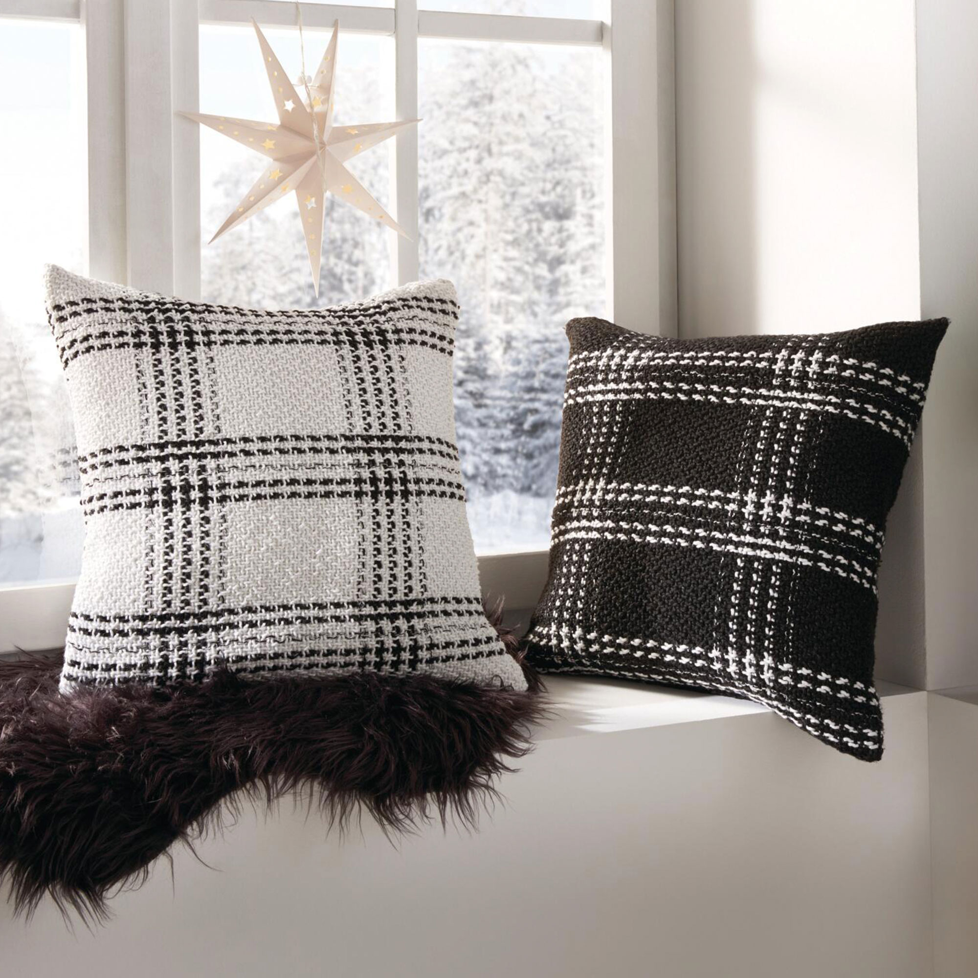 Kissenhülle "Modern Strick", 2er Set  im Frank Flechtwaren Online Shop kaufen