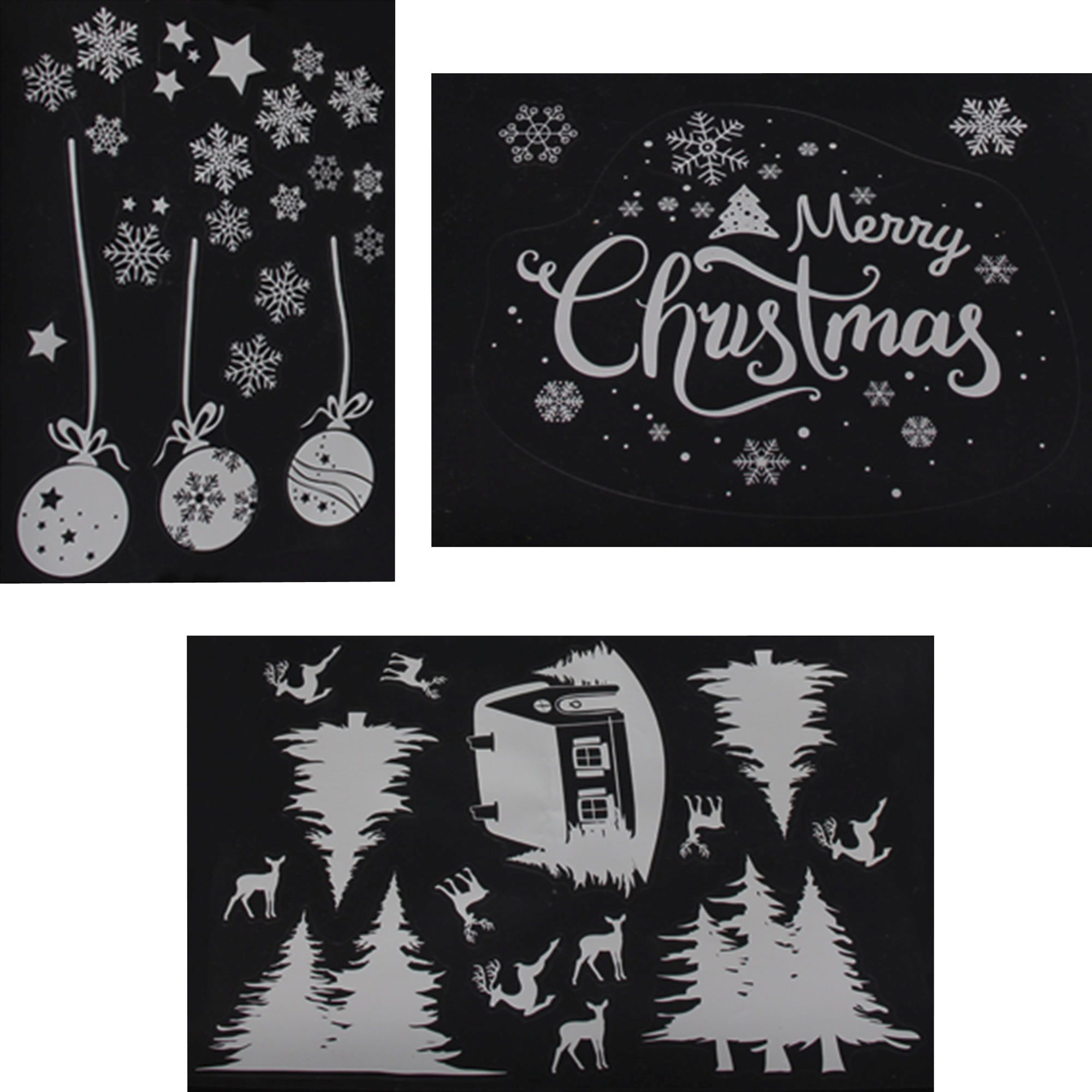 Fenstersticker "Merry Christmas", 33er Set im Frank Flechtwaren Online Shop für Weihnachten kaufen Fenstersticker "Merry Christmas", 33er Set im Frank Flechtwaren Online Shop für Weihnachten kaufen