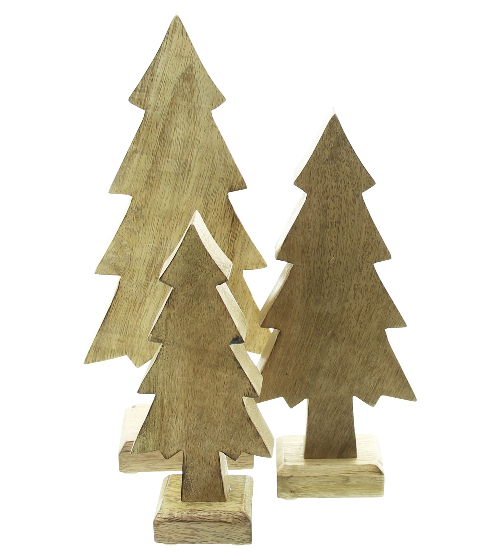 Tanne "Mangoholz", 3er Set  im Frank Flechtwaren Online Shop für Weihnachten kaufen