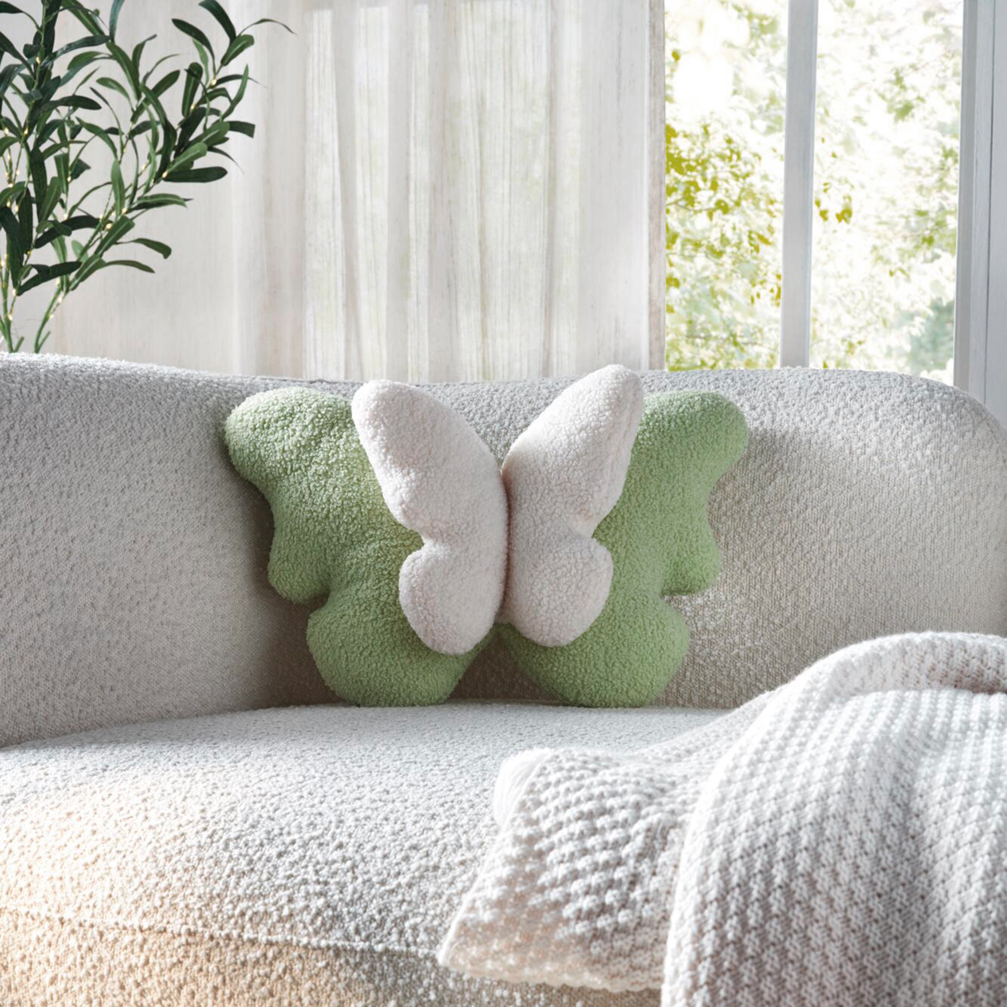 Dekokissen "Schmetterling"  im Frank Flechtwaren Online Shop für Gerade eingetroffen kaufen