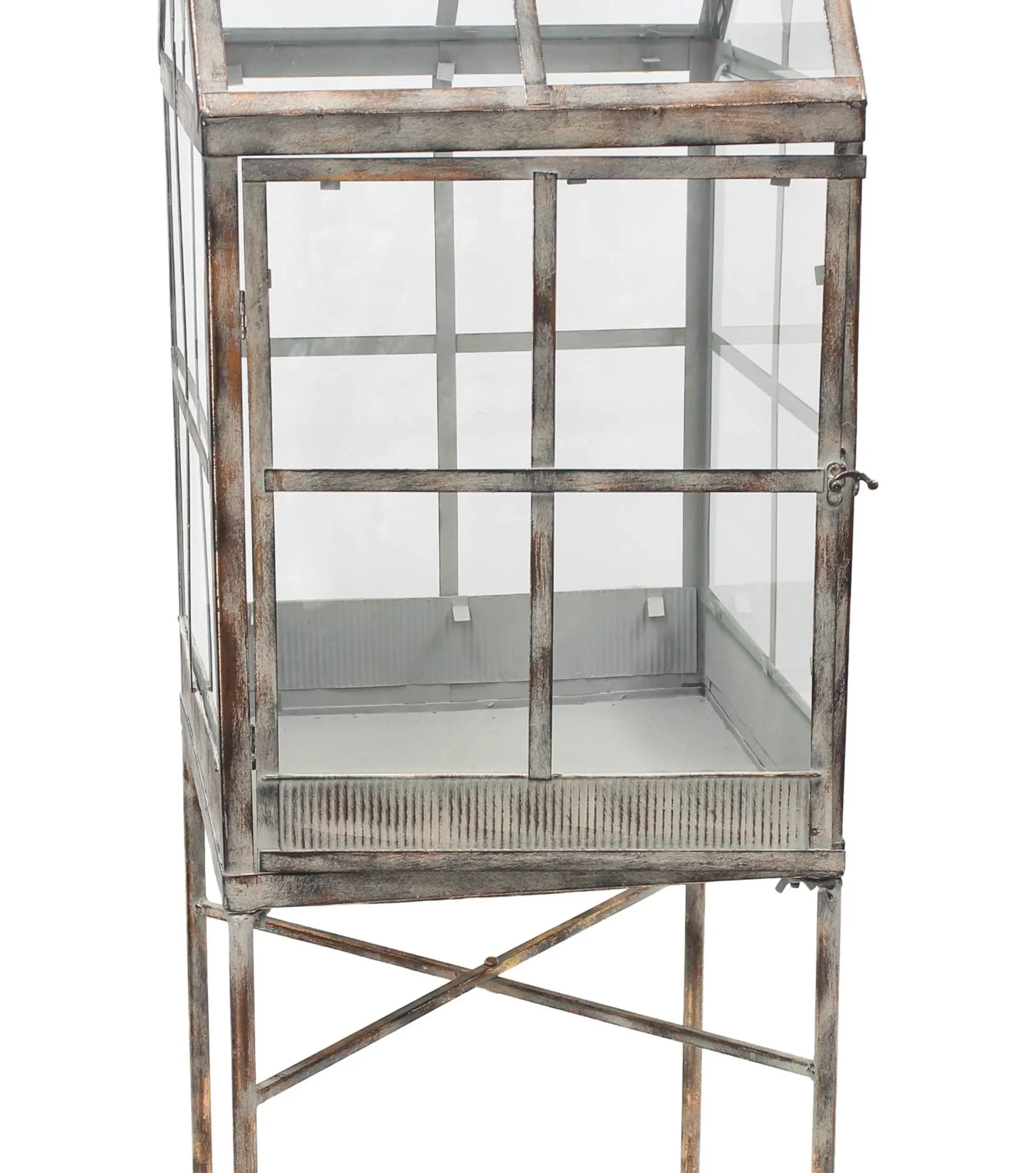 Deko-Gewächshaus "Metallic Vintage"  im Frank Flechtwaren Online Shop für Dekohäuser kaufen