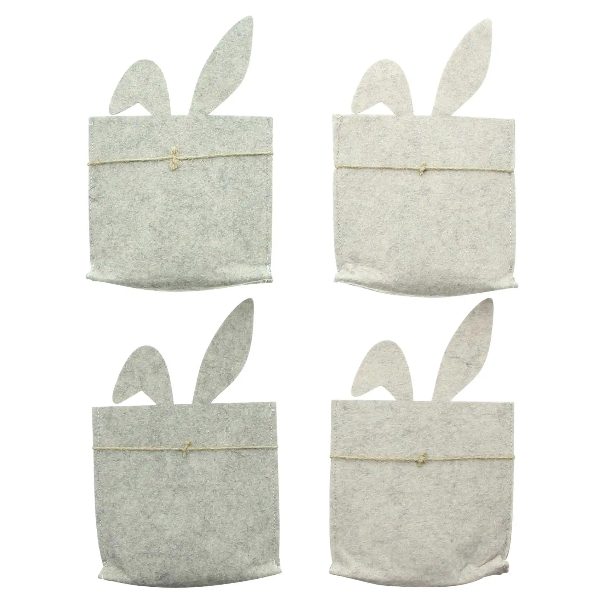 Filzbeutel "Osterhase", 4er Set im Frank Flechtwaren Online Shop für Ostern kaufen Filzbeutel "Osterhase", 4er Set im Frank Flechtwaren Online Shop für Ostern kaufen
