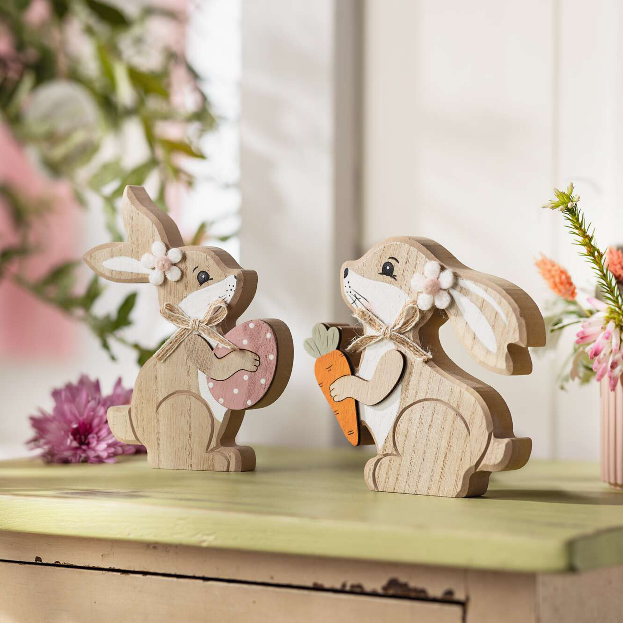 Hase "Friends", 2er Set  im Frank Flechtwaren Online Shop kaufen