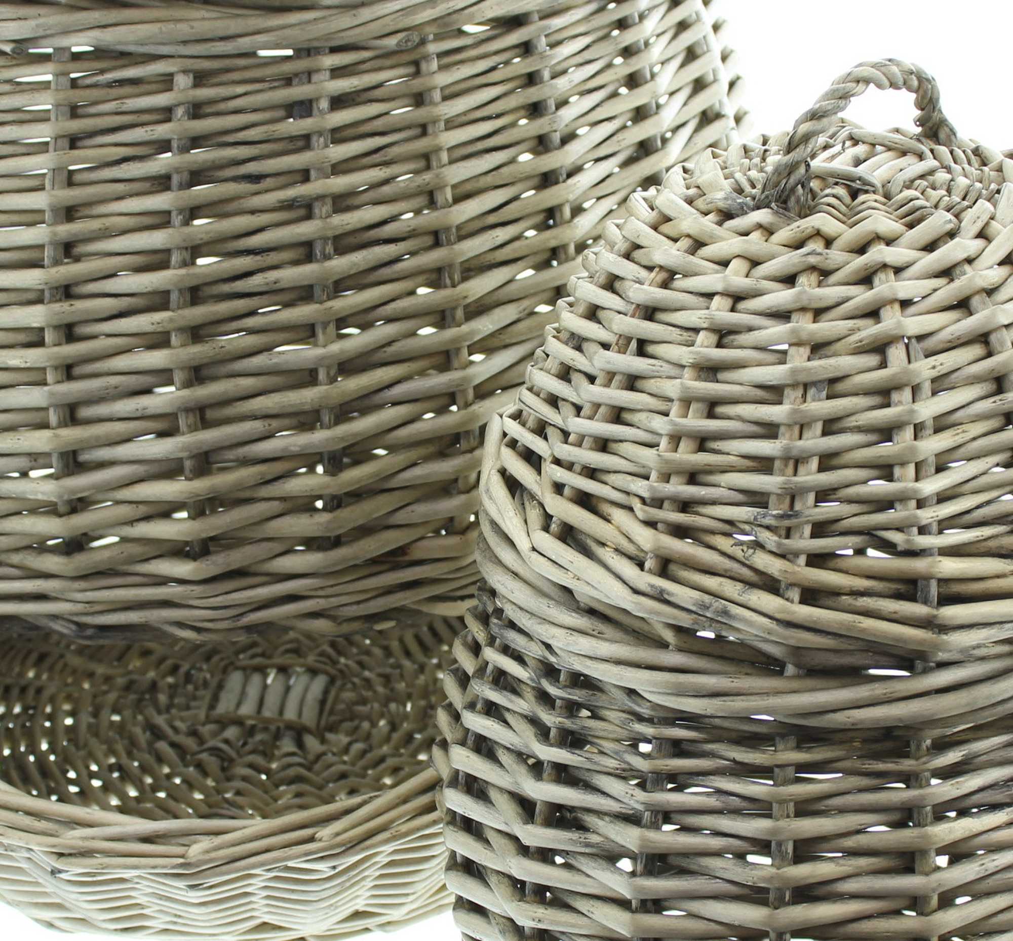 Acheter Lot de 2 paniers à légumes « osier »  dans la boutique en ligne de Frank Flechtwaren pour Cuisine