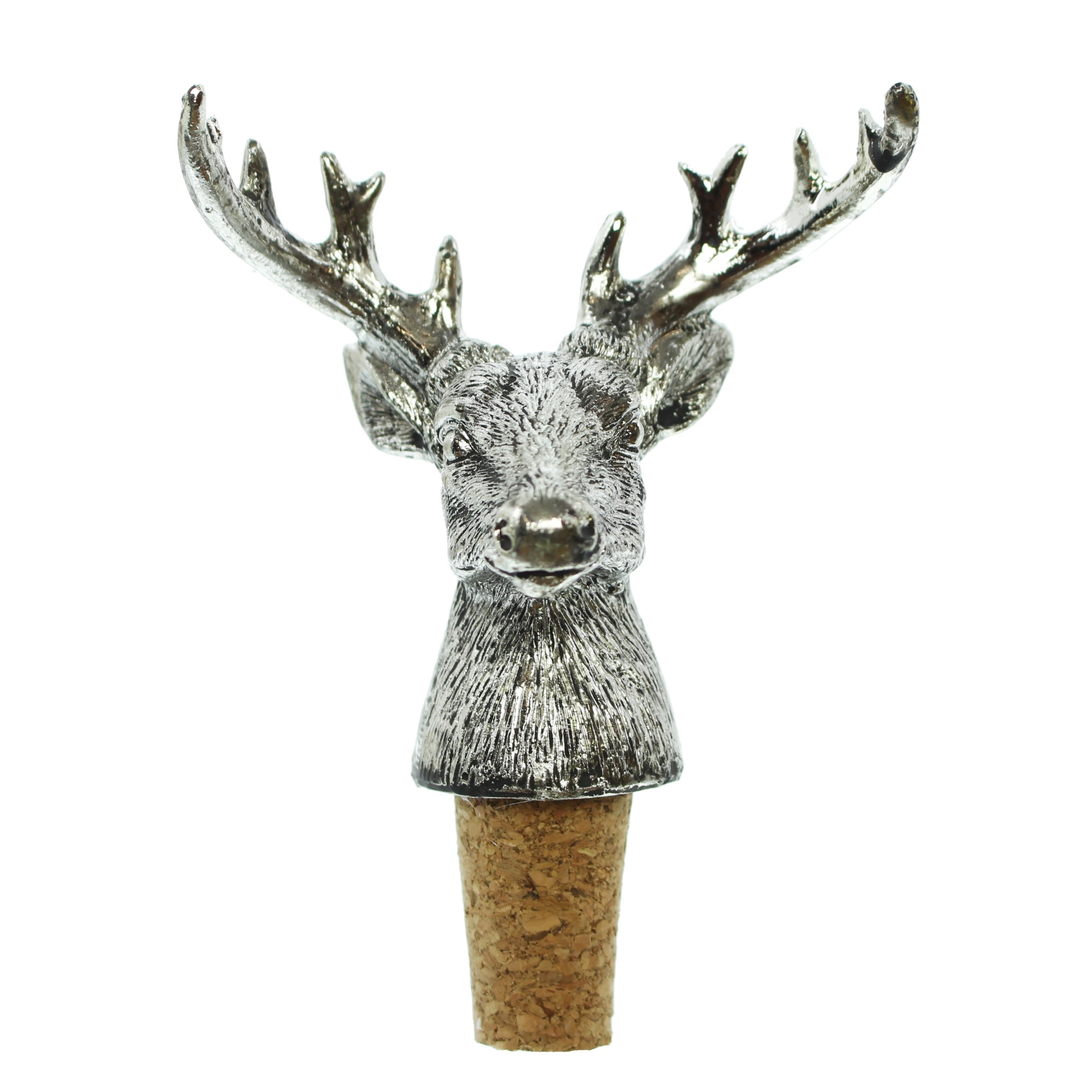Flaschenkorken "Silberhirsch", 2er Set im Frank Flechtwaren Online Shop für Herbst kaufen Flaschenkorken "Silberhirsch", 2er Set im Frank Flechtwaren Online Shop für Herbst kaufen