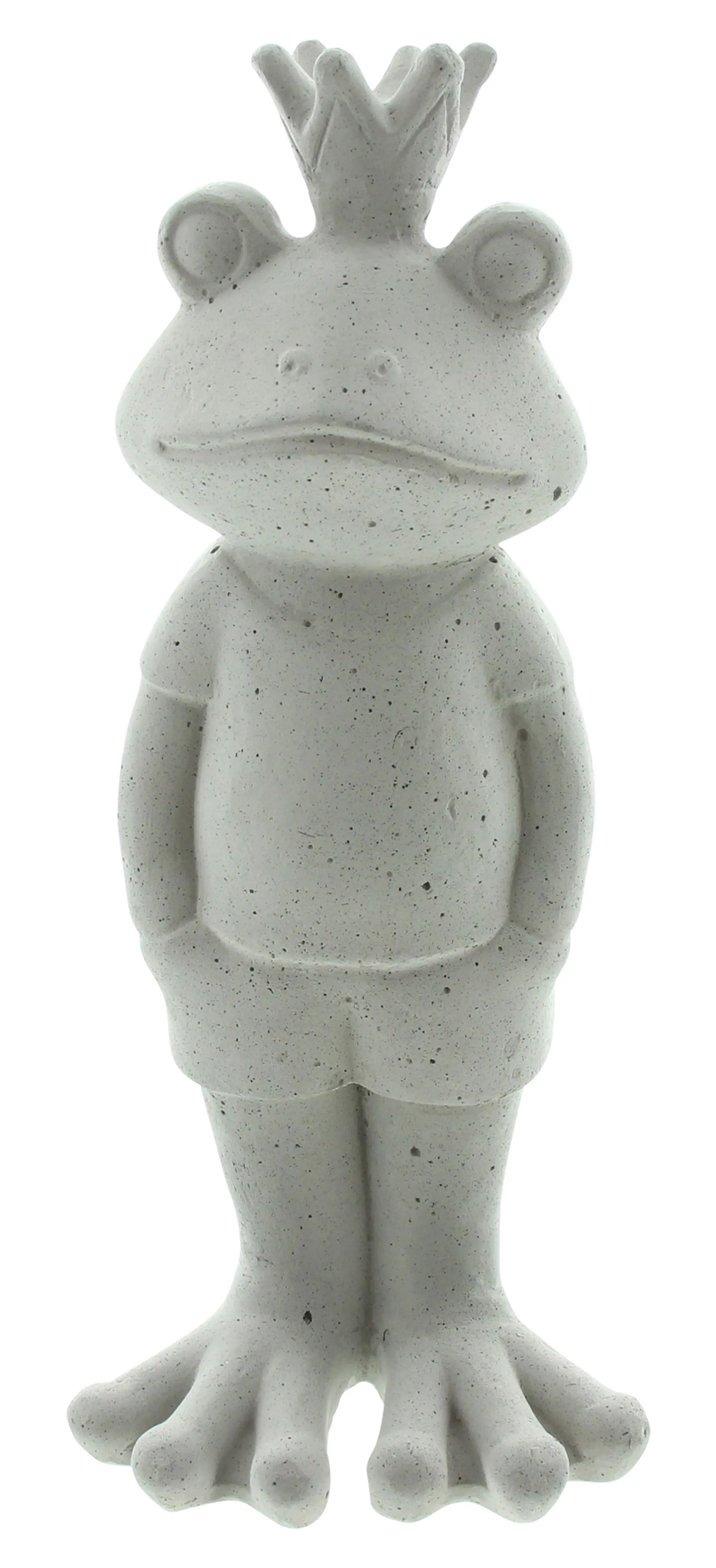 Froschkönig "Stone"  im Frank Flechtwaren Online Shop für Gartenfiguren kaufen