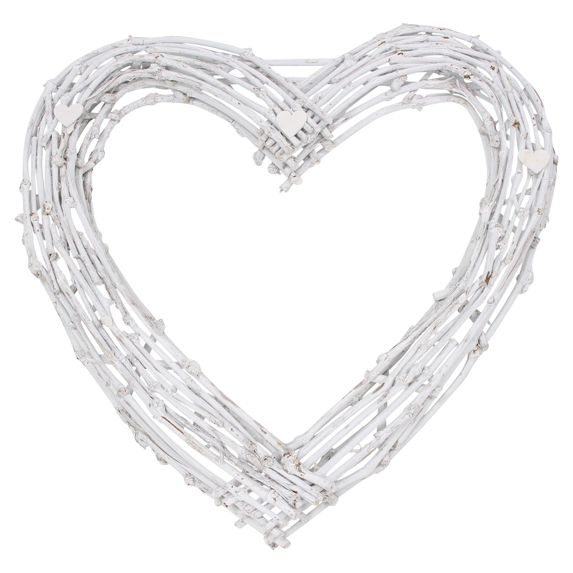 Maxiherz "Romance"  im Frank Flechtwaren Online Shop für Kränze kaufen