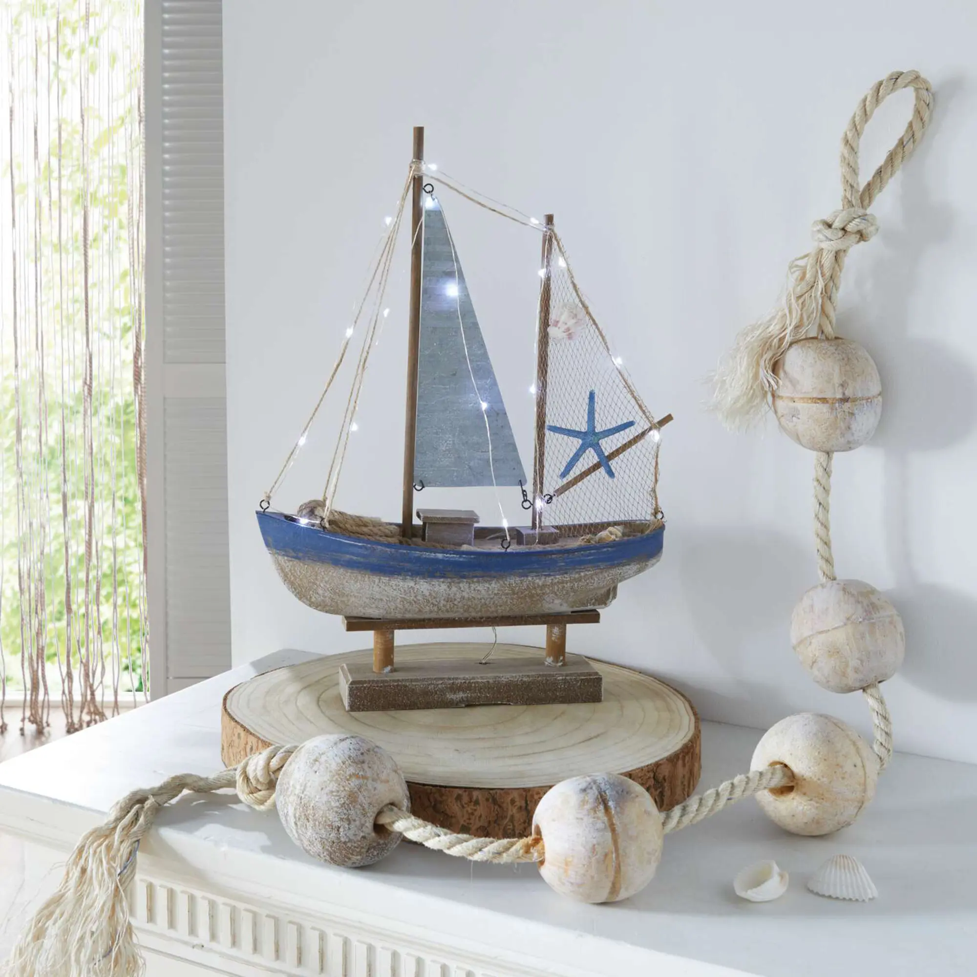 LED-Deko "Segelschiff"  im Frank Flechtwaren Online Shop kaufen