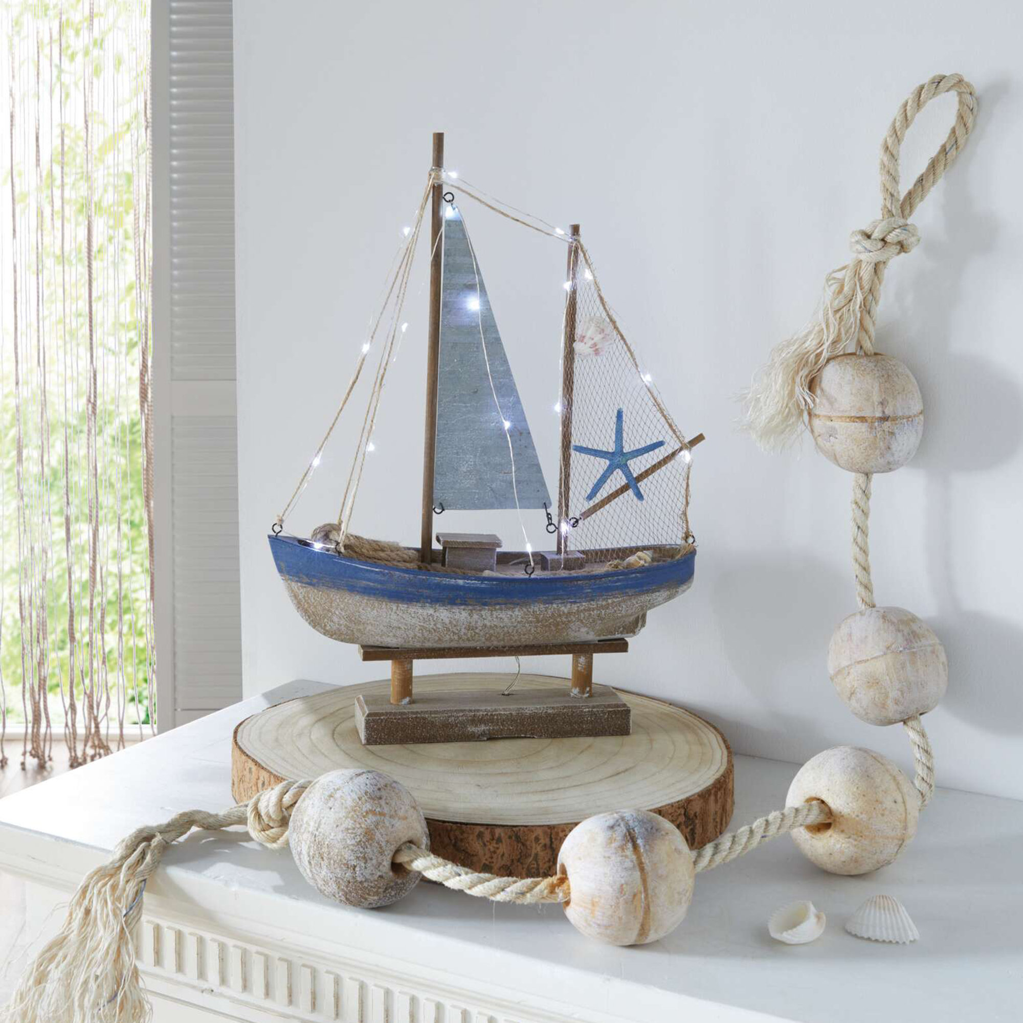 LED-Deko "Segelschiff"  im Frank Flechtwaren Online Shop kaufen
