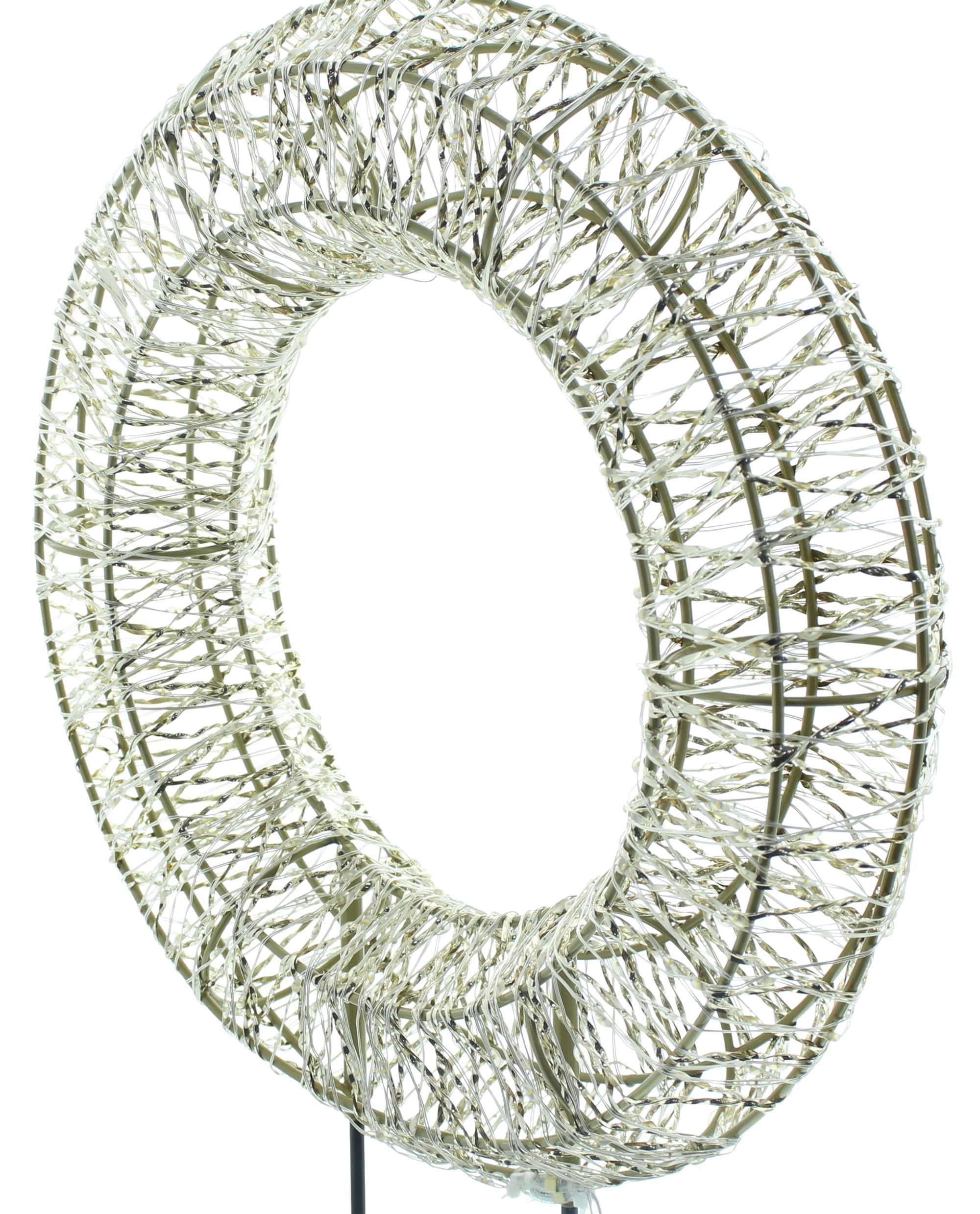 LED-Kreis "Golden"  im Frank Flechtwaren Online Shop für Titelserie Weihnachten kaufen