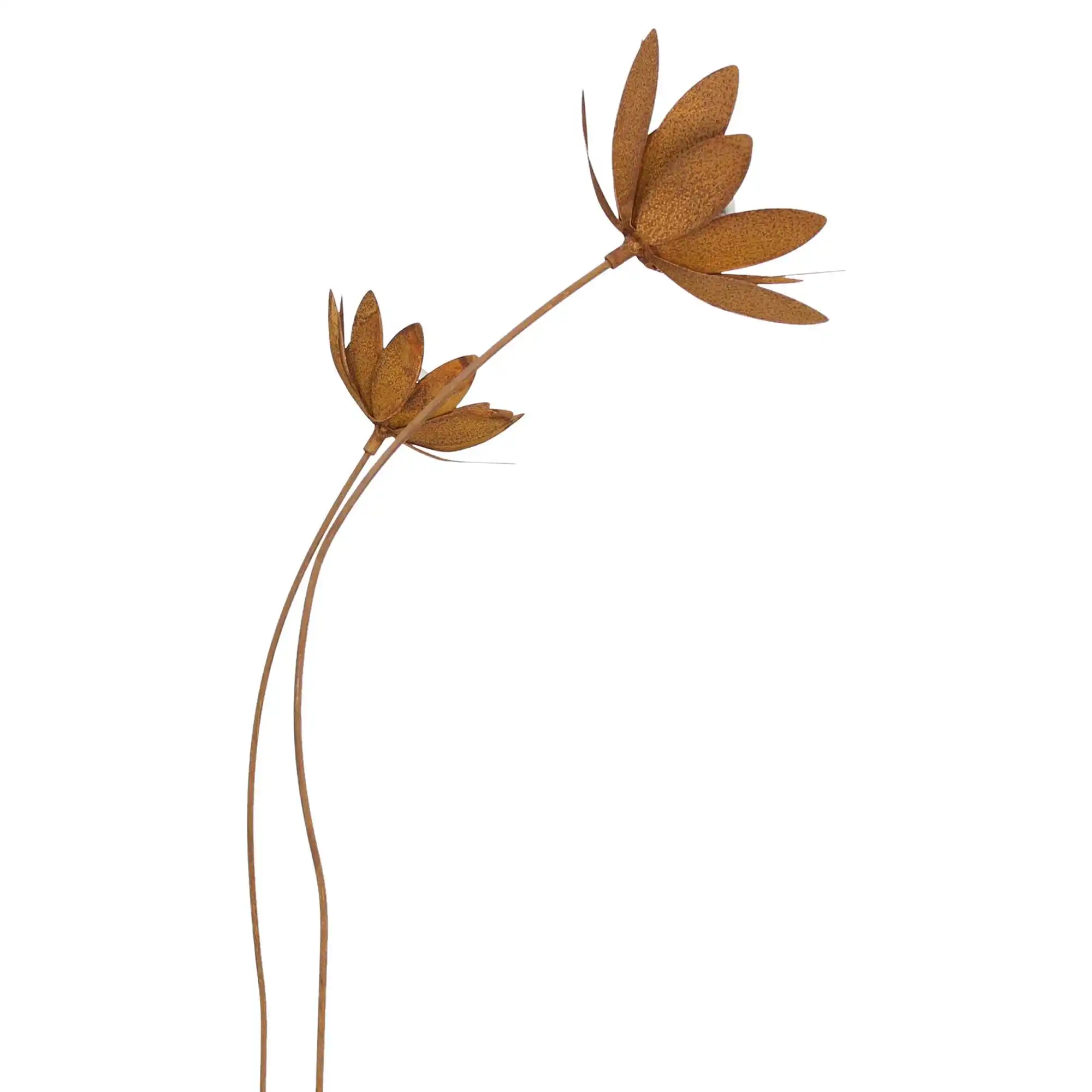 Gartenstecker "Blume", 2er Set  im Frank Flechtwaren Online Shop für Gartenstecker kaufen