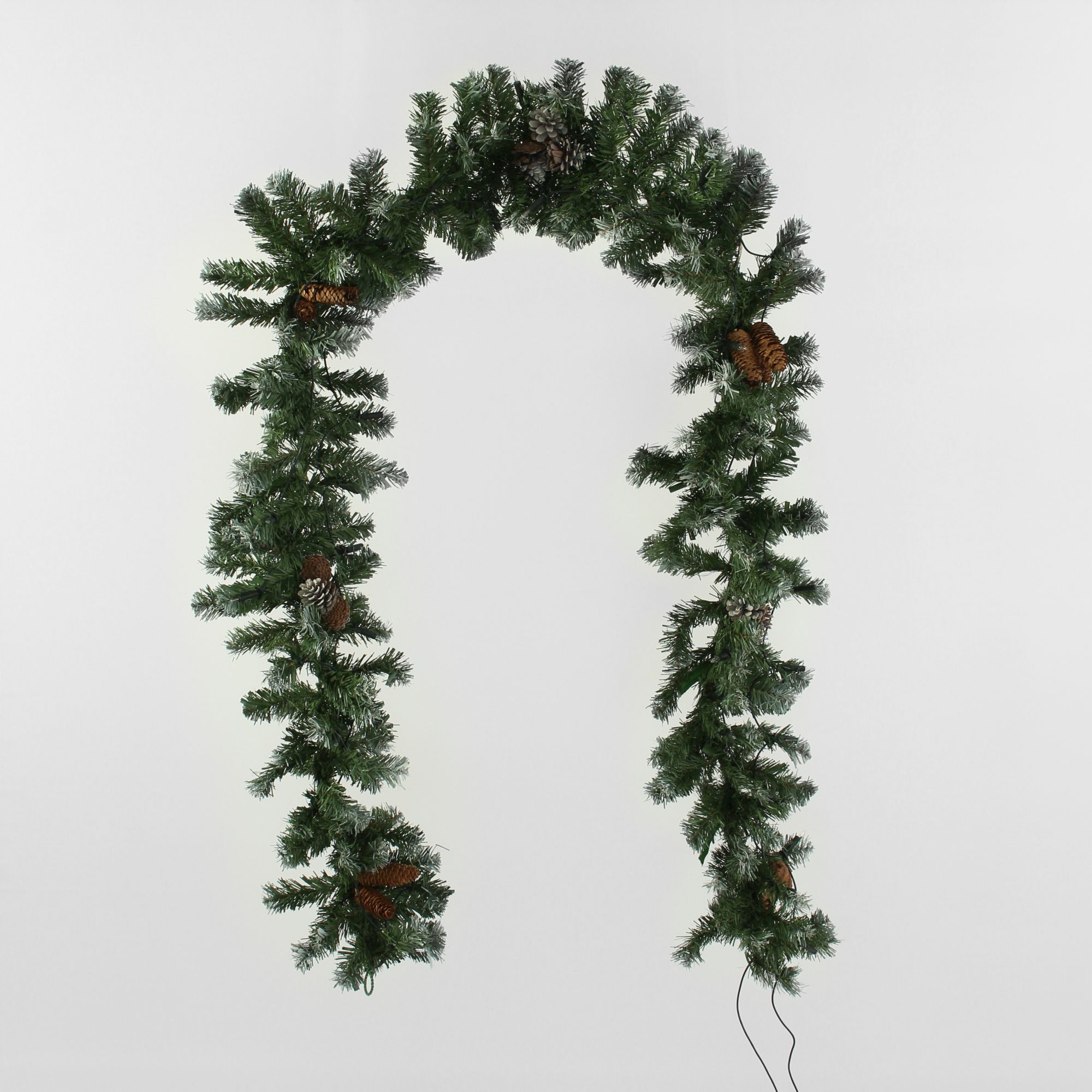 LED-Tannengirlande "Winterwald" im Frank Flechtwaren Online Shop für Weihnachten kaufen LED-Tannengirlande "Winterwald" im Frank Flechtwaren Online Shop für Weihnachten kaufen