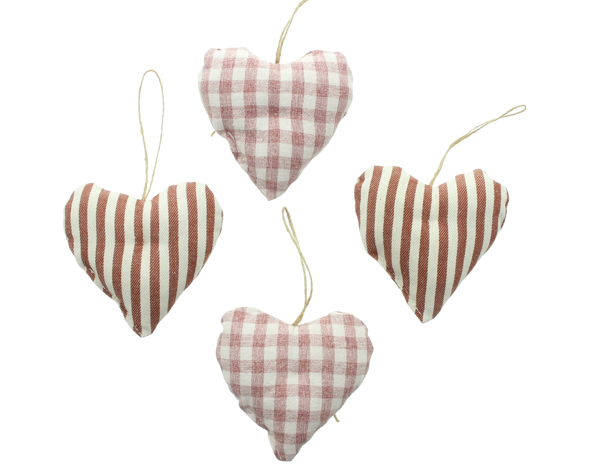 Hänger "Knopfherzchen", 4er Set  im Frank Flechtwaren Online Shop für Dekohänger kaufen