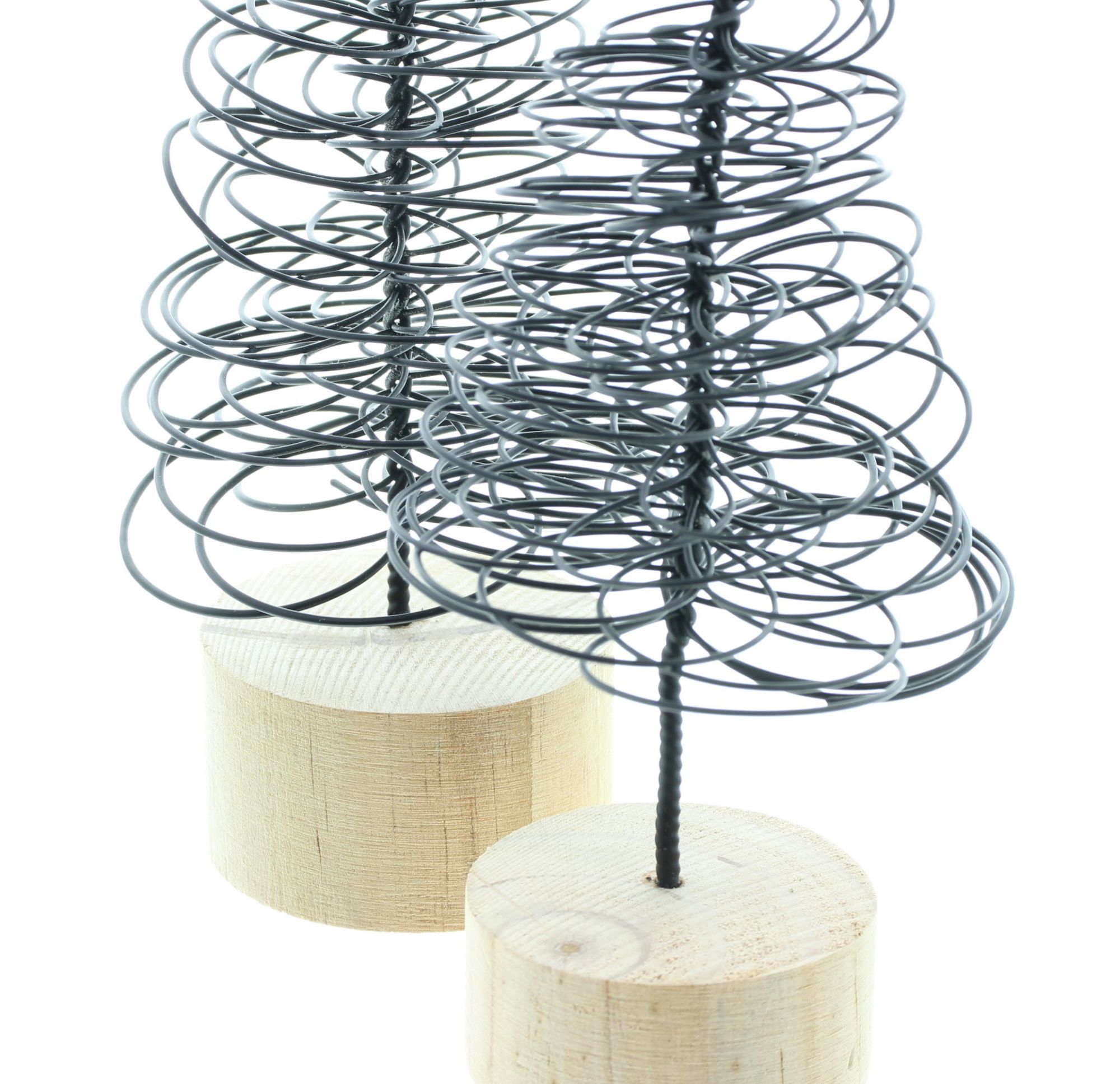 Weihnachtsdeko "Spiral-Tanne", 2er Set  im Frank Flechtwaren Online Shop für Tannenbäume kaufen