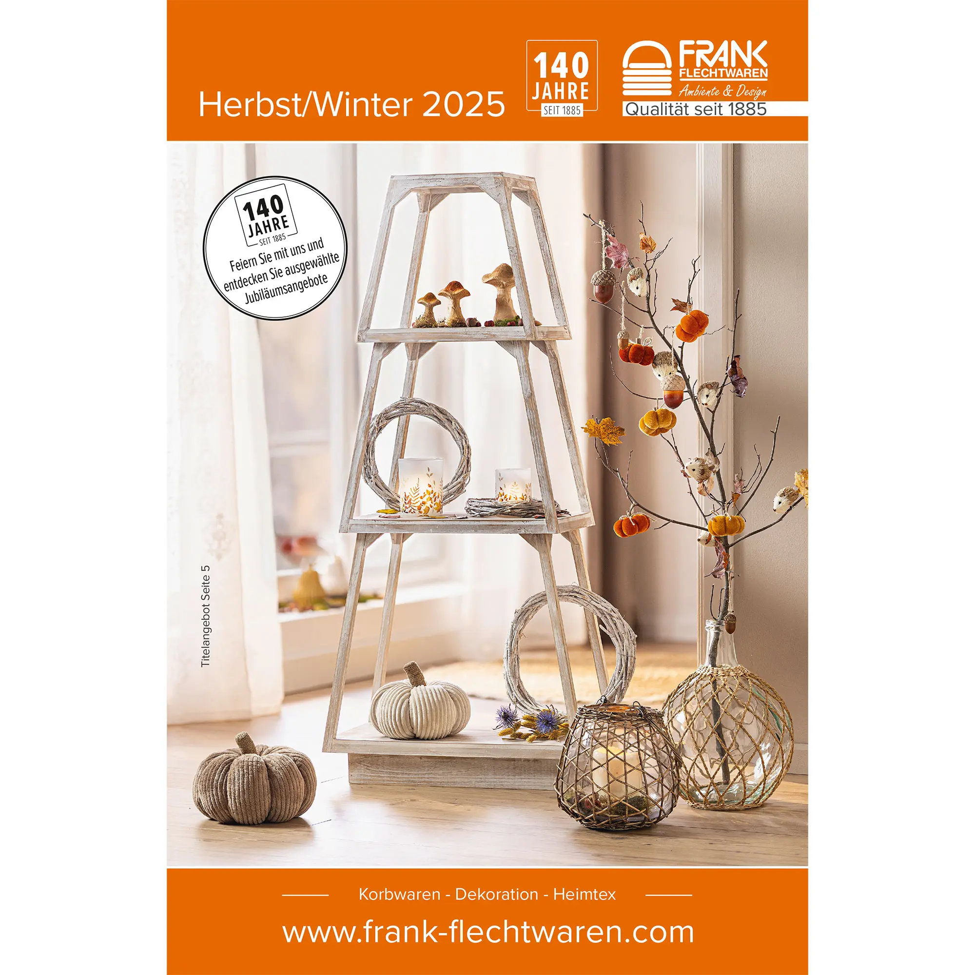 Katalog Herbst/Winter 2025  im Frank Flechtwaren Online Shop für  kaufen