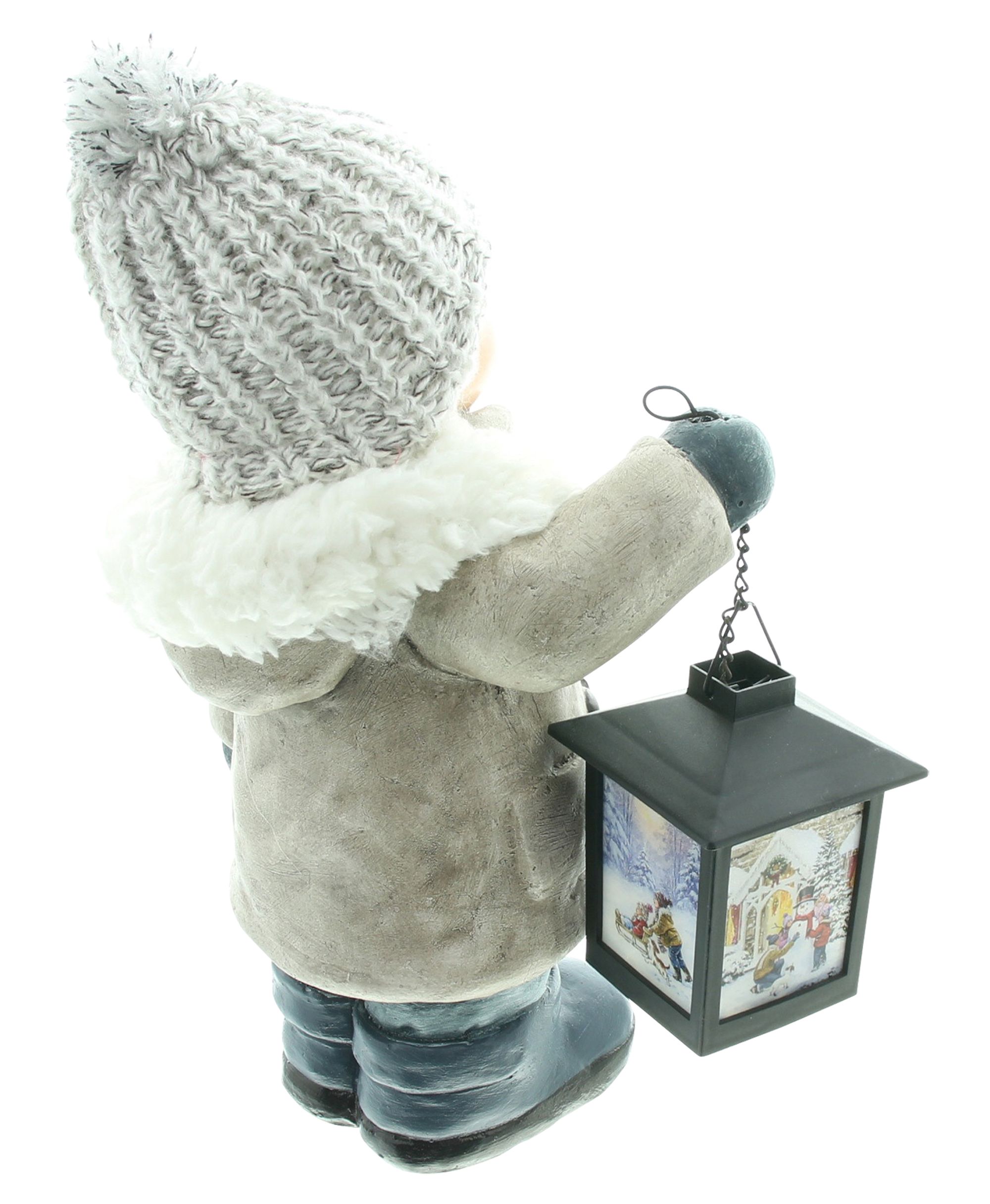 LED-Junge "Laterne"  im Frank Flechtwaren Online Shop für Dekofiguren kaufen