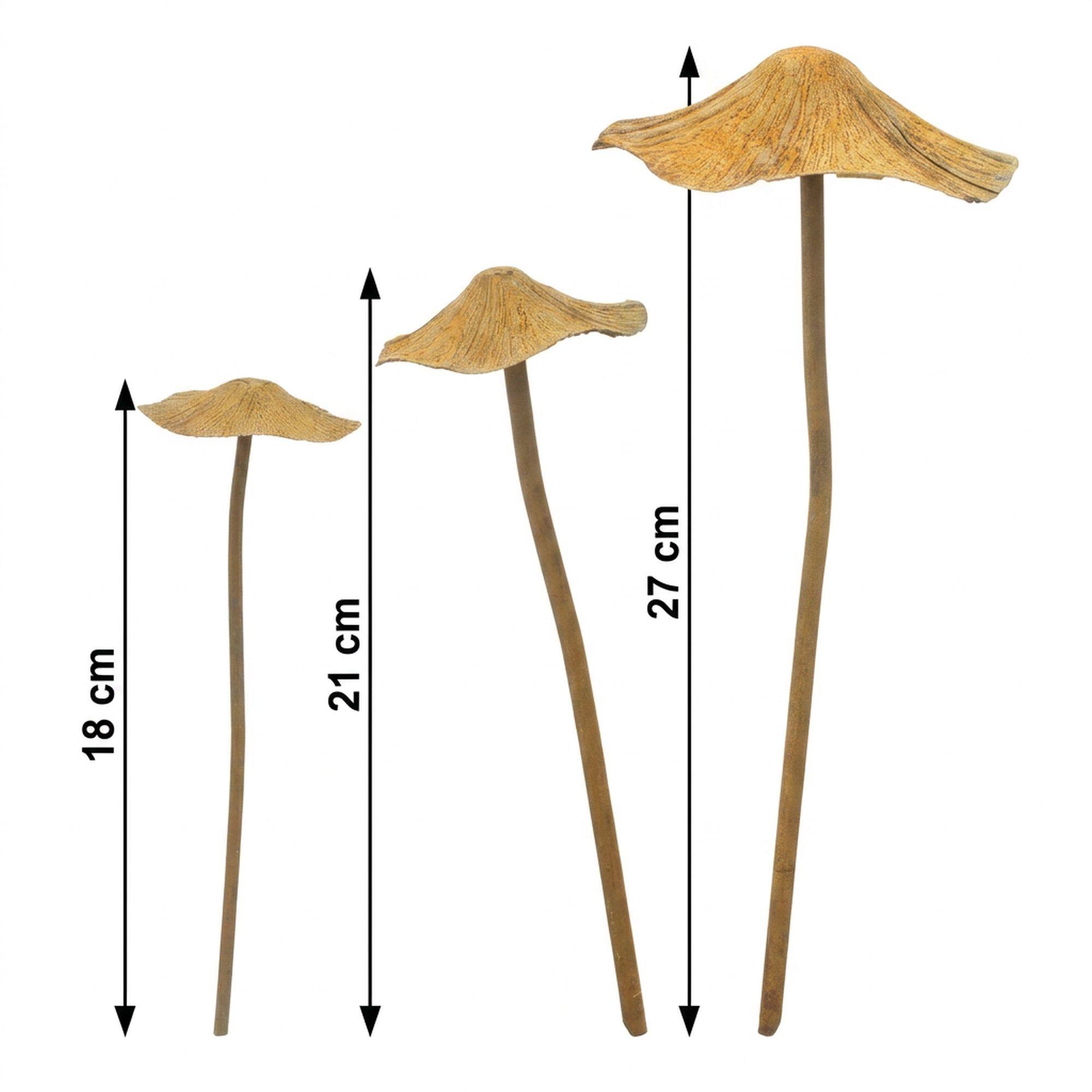 Stecker "Pilze", 3er Set  im Frank Flechtwaren Online Shop für Waldspaziergang kaufen
