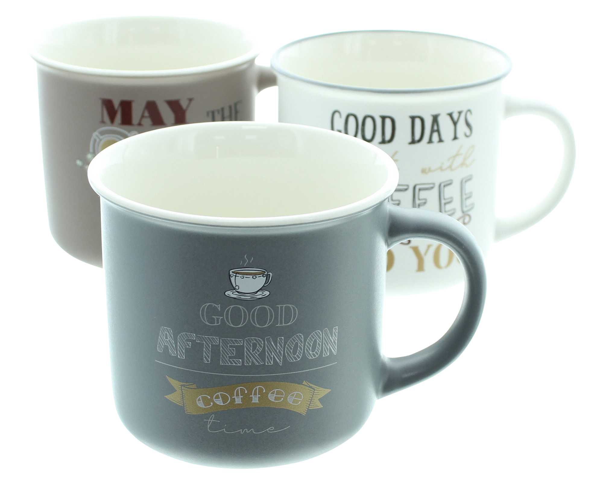 Tasse "Coffee", 3er Set im Frank Flechtwaren Online Shop für Küche kaufen Tasse "Coffee", 3er Set im Frank Flechtwaren Online Shop für Küche kaufen