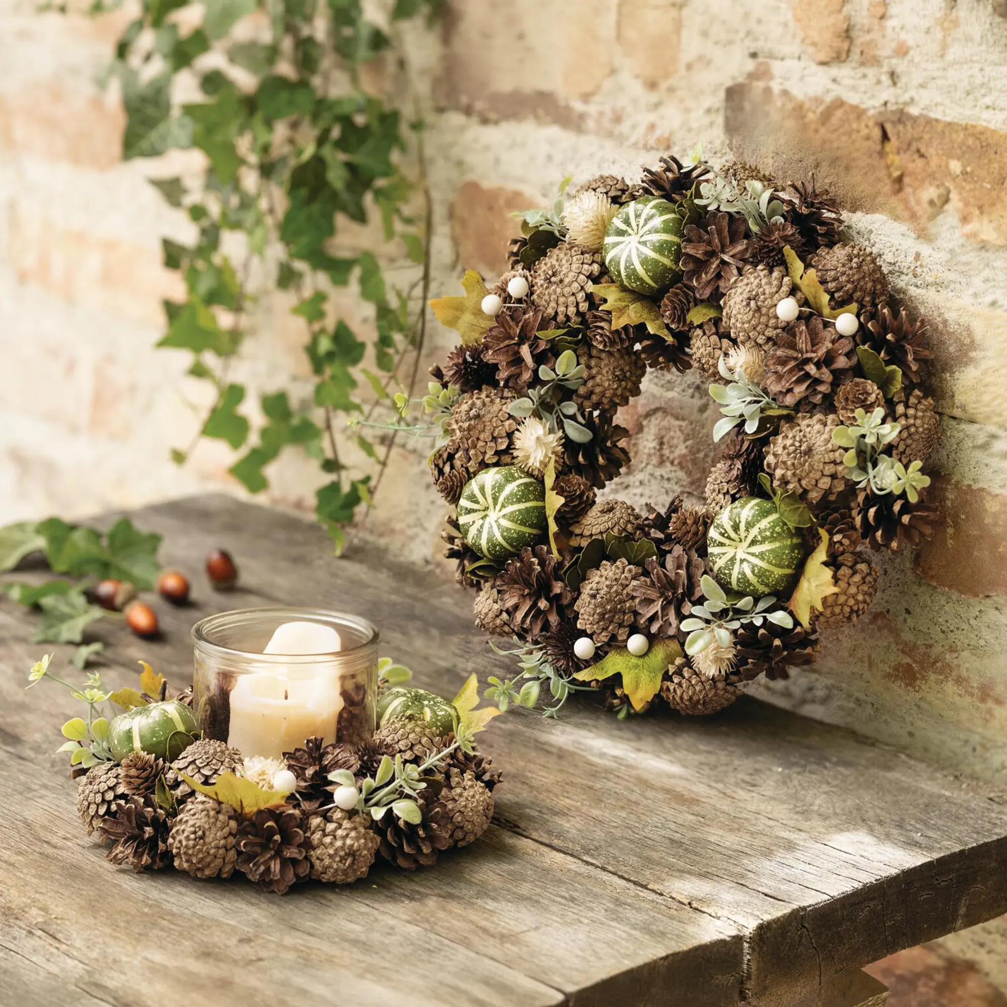 Windlicht "Herbst-Harmonie"  im Frank Flechtwaren Online Shop kaufen