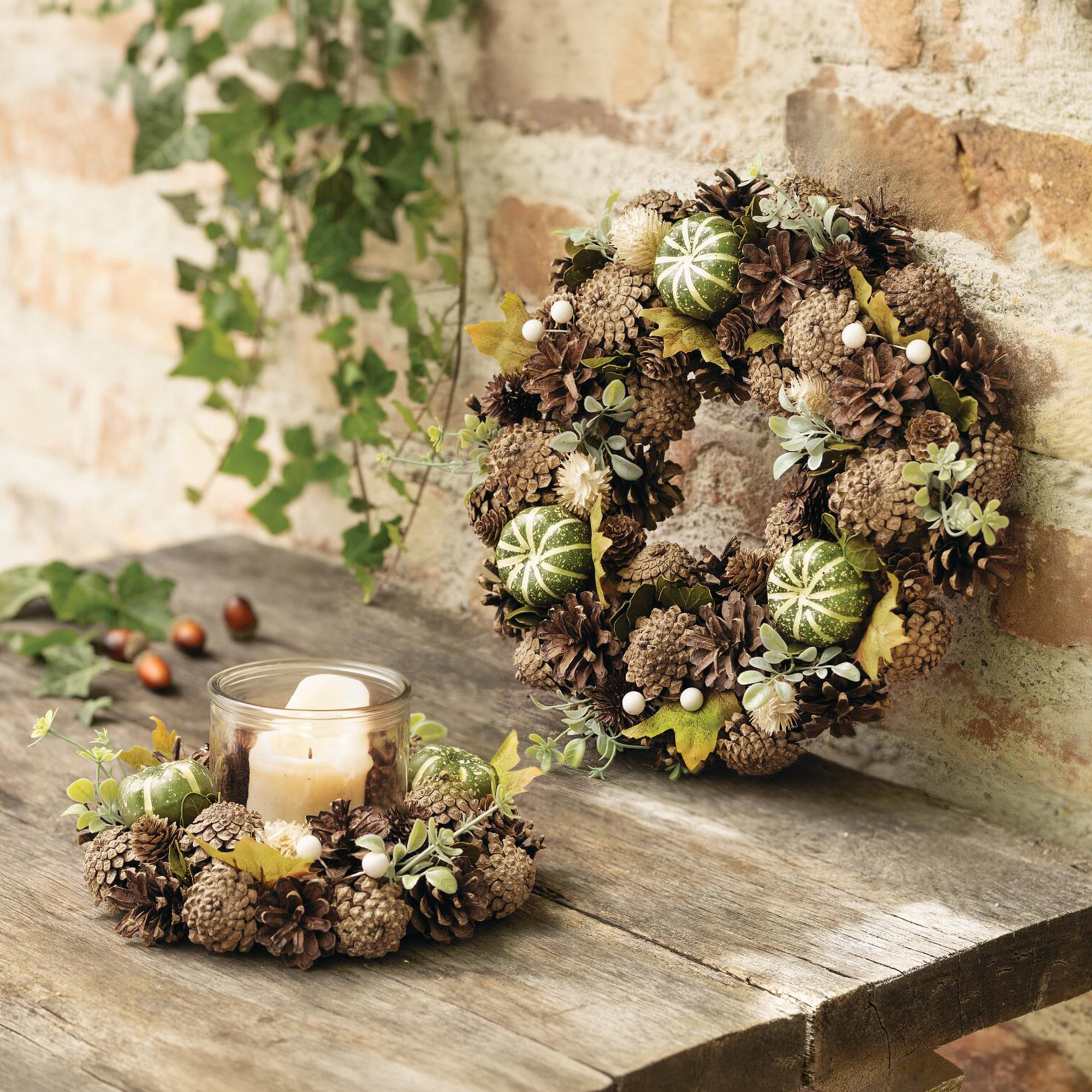 Windlicht "Herbst-Harmonie"  im Frank Flechtwaren Online Shop kaufen