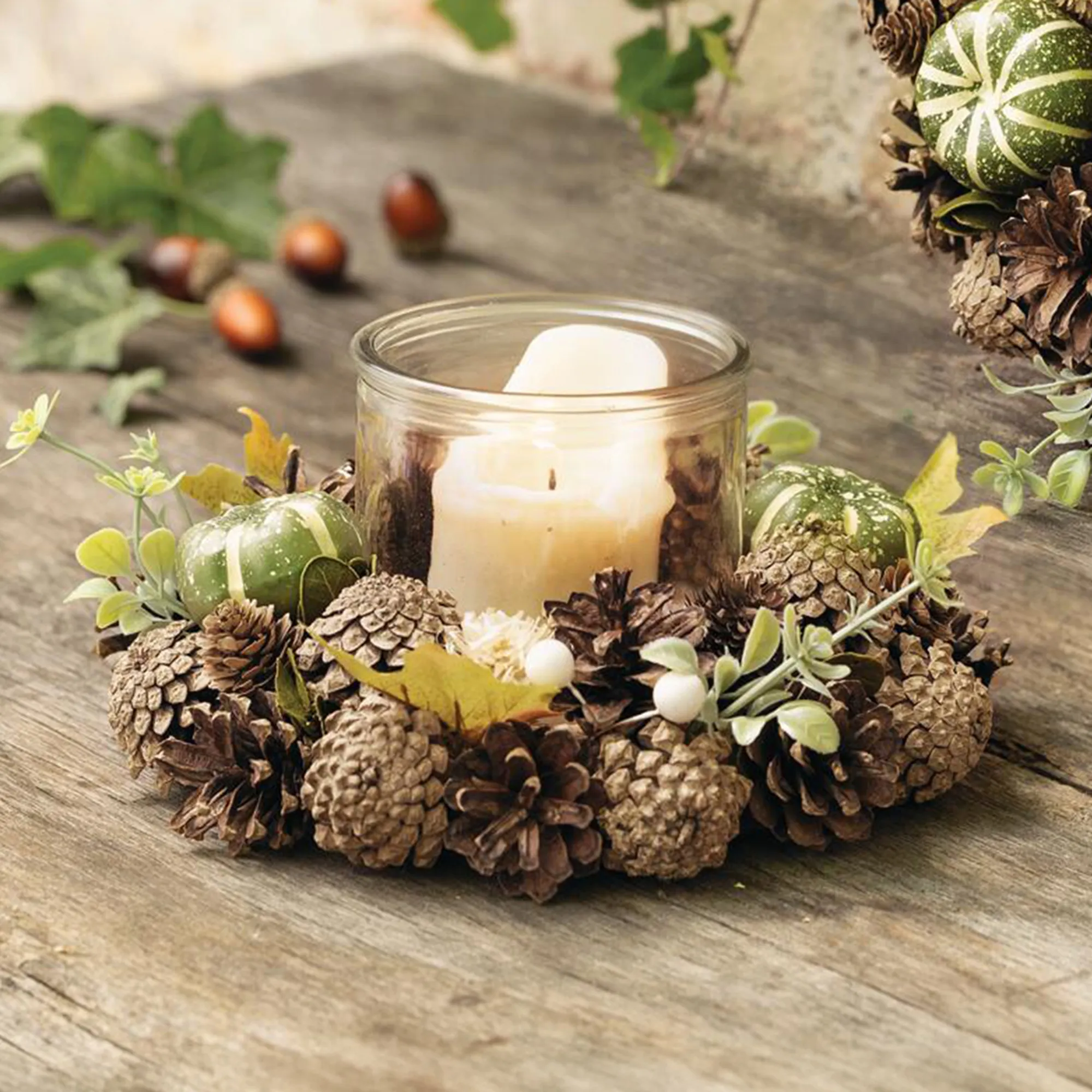 Windlicht "Herbst-Harmonie"  im Frank Flechtwaren Online Shop kaufen